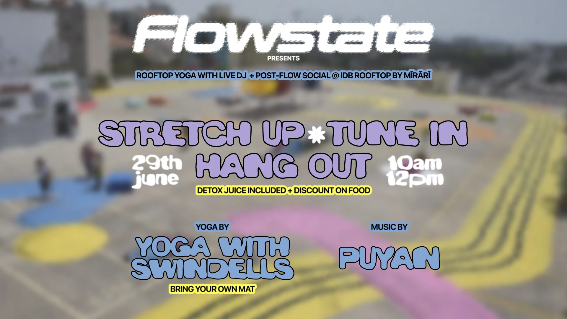 Flowstate | Rooftop Yoga With Live Dj & Post-Flow Social