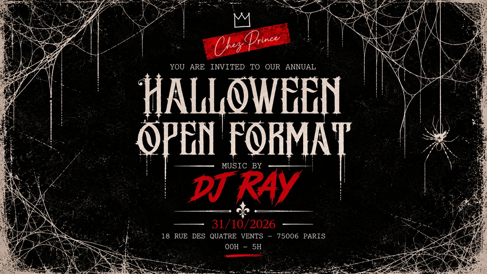 🎃 Halloween Night — Chez Prince Pigalle 👻
