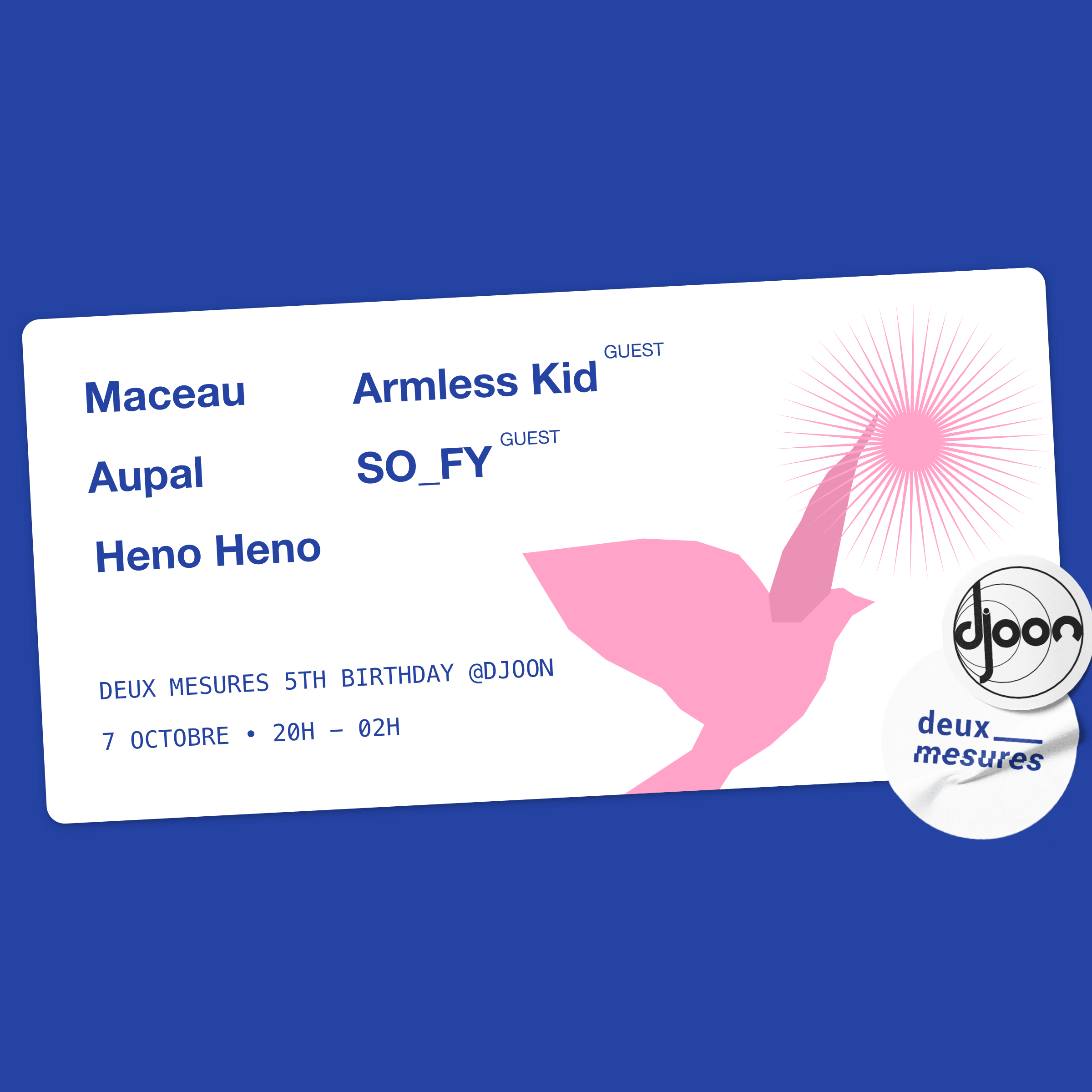 Djoon: Deux Mesures 5 Years - Armless Kid, Maceau, So_Fy, Aupal...