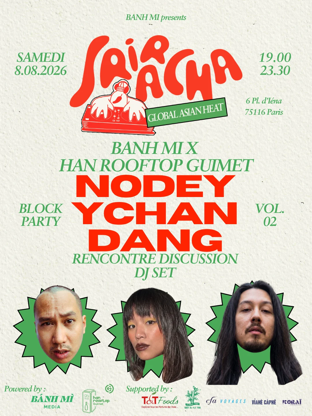 Sriracha Block Party Vol.2 : Han Rooftop Guimet X Banh MI