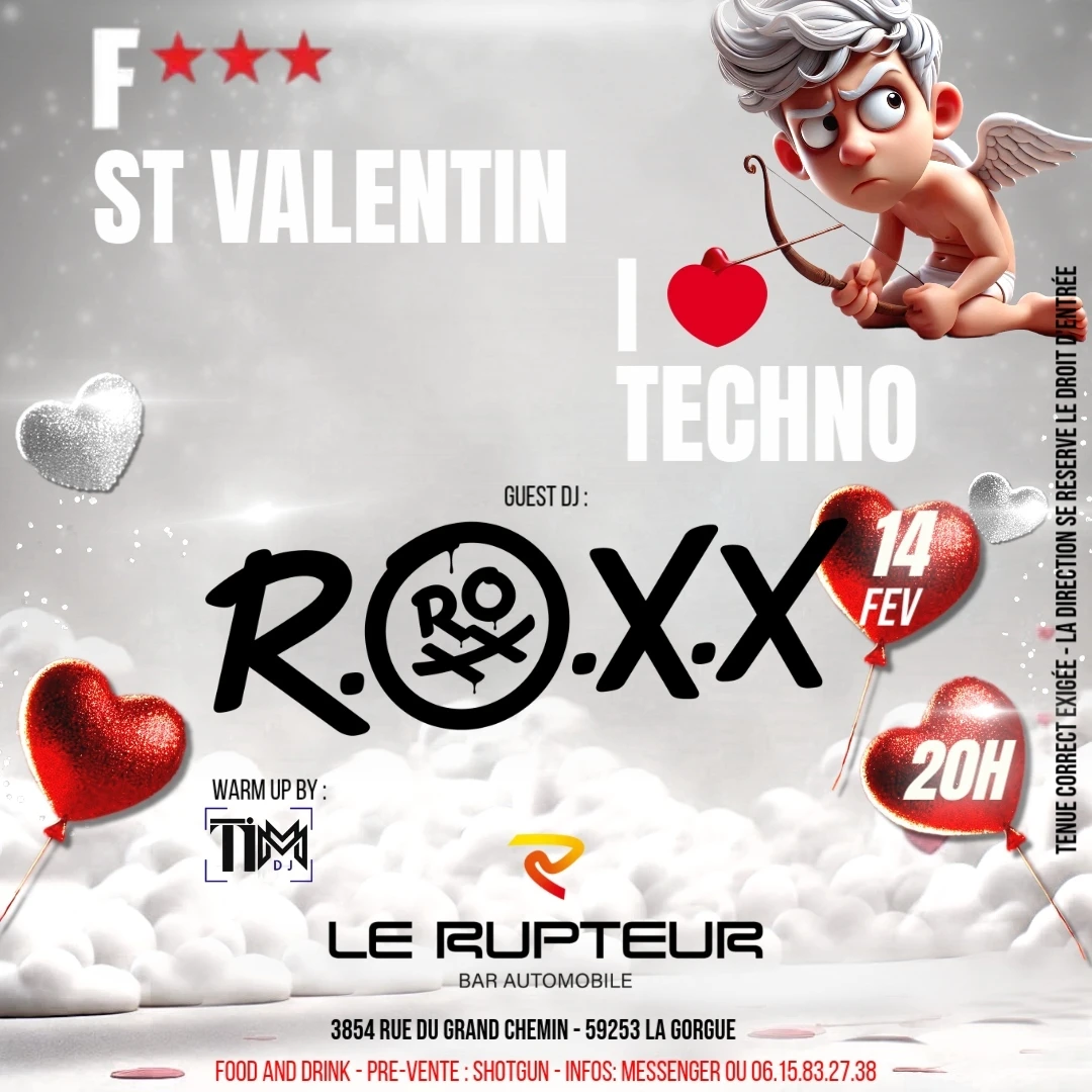 F*** St Valentin - I Love Techno - Roxx