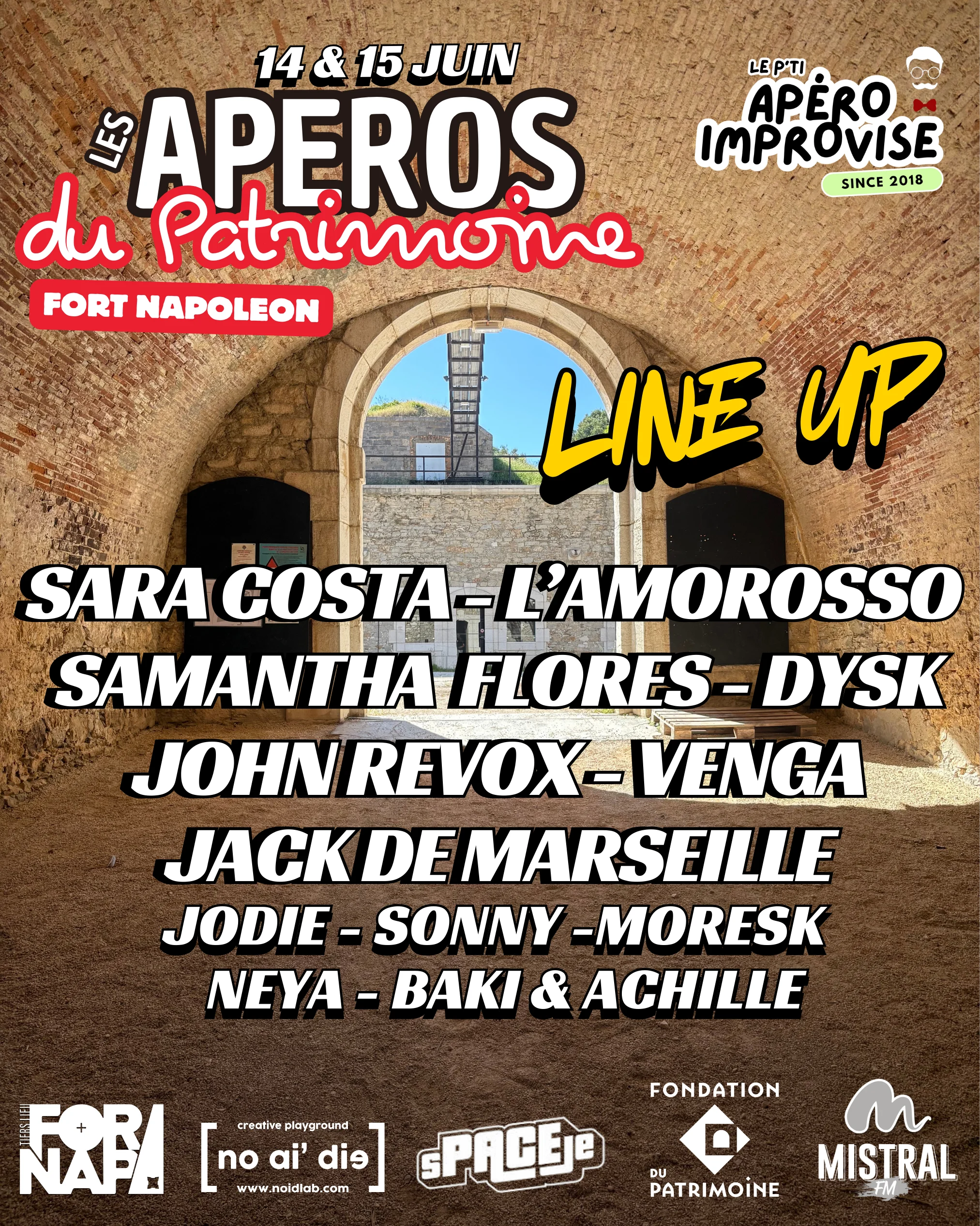 Festival Les Apéros Du Patrimoine - Fort Napoléon