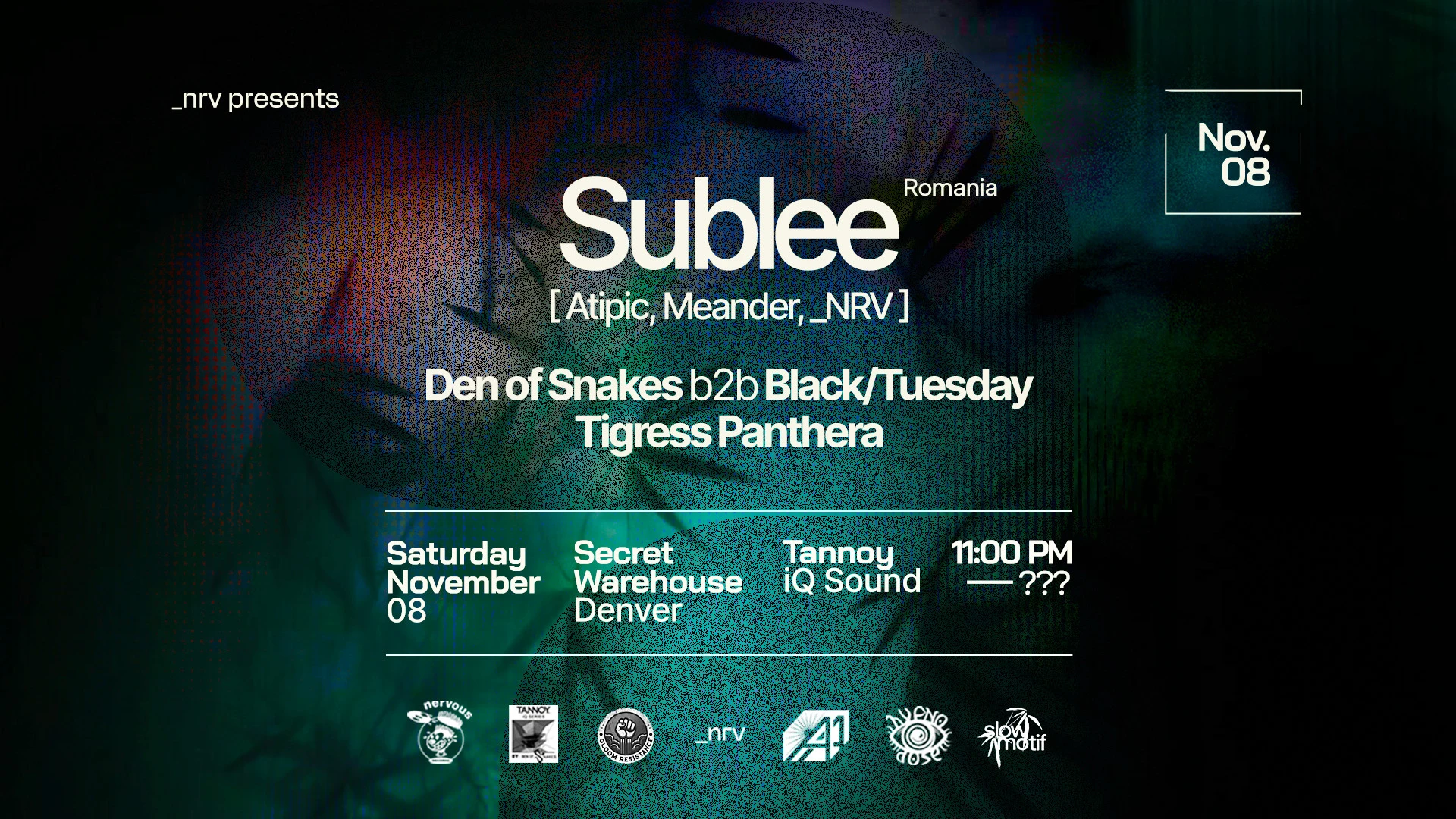 Sublee (Ro), Den Of Snakes, Black/Tuesday, Tigress Panthera