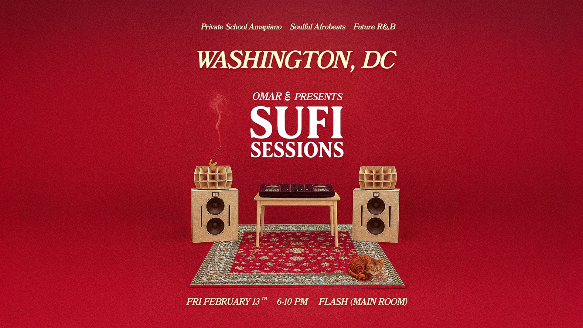 Omar Sufi Sessions At Flash Main Room (Early Show)