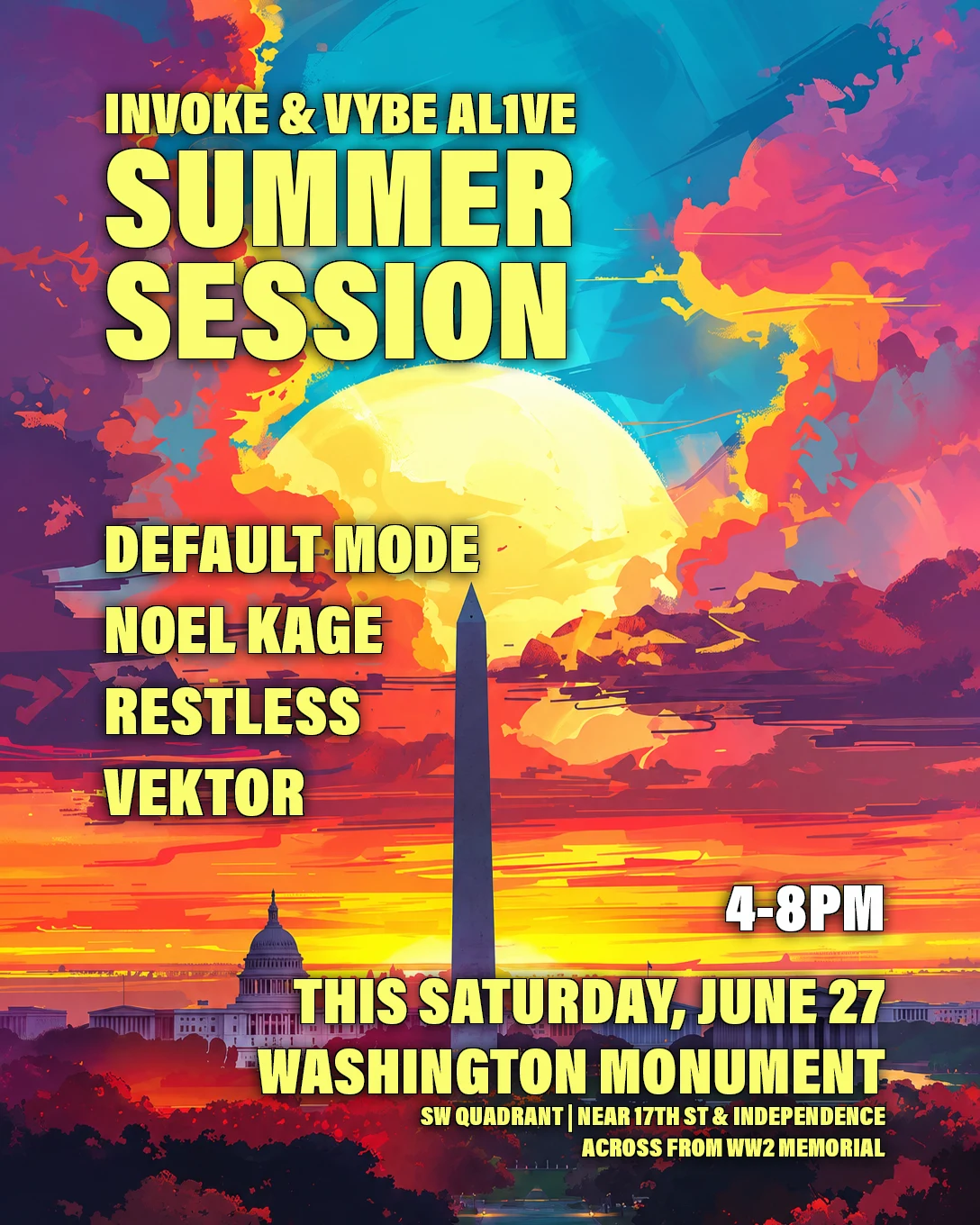 Canceled: Summer Session At Washington Monument