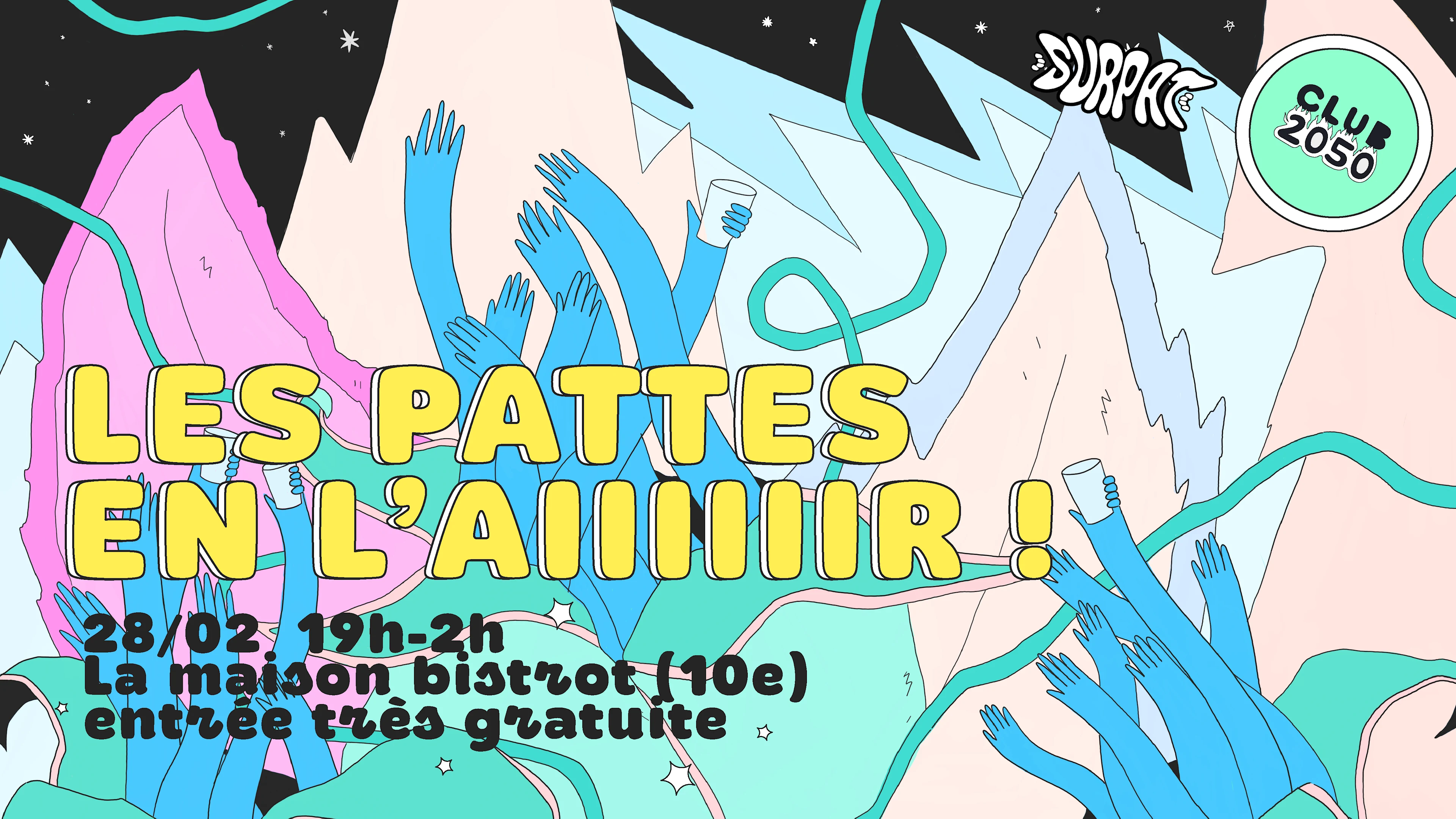 Les Pattes En L'air ! - Surpat X Club 2050 & Friends