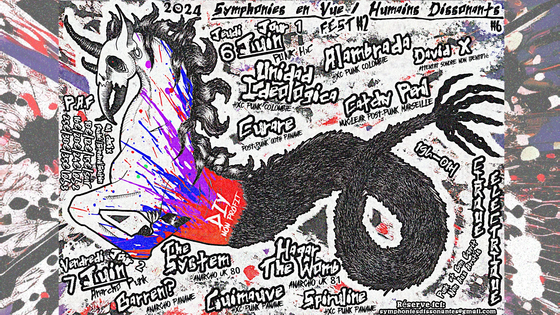 Symphonies Dissonantes Fest 2 Jour 1 & 2  Punk &  Post-Punk