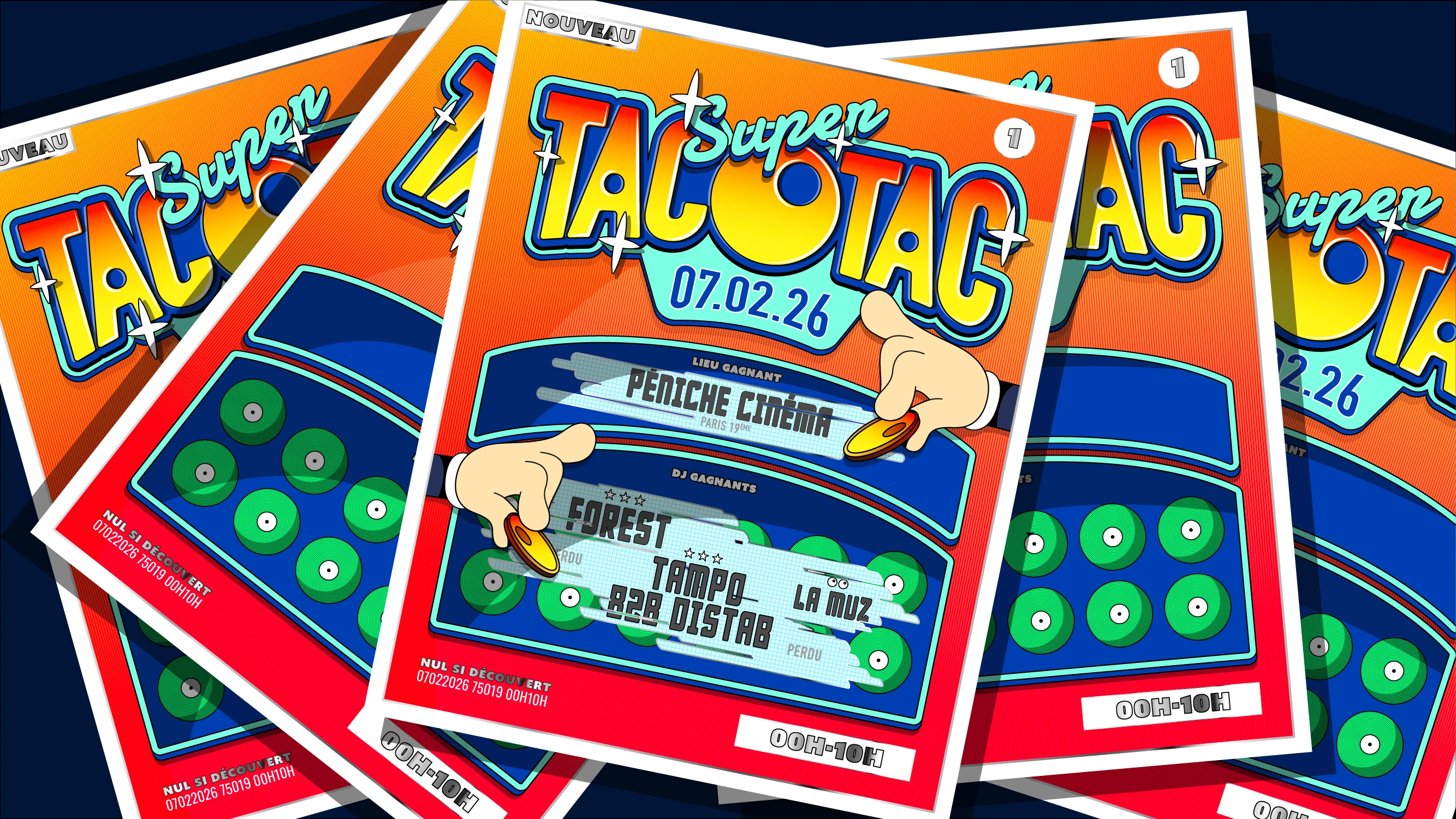 Tac O Tac / 1er Tirage : Forest - Tampo B2b Distab - Lamuz