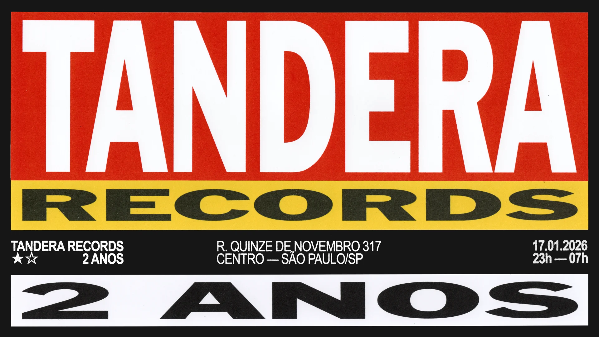 Tandera Records 2 Anos