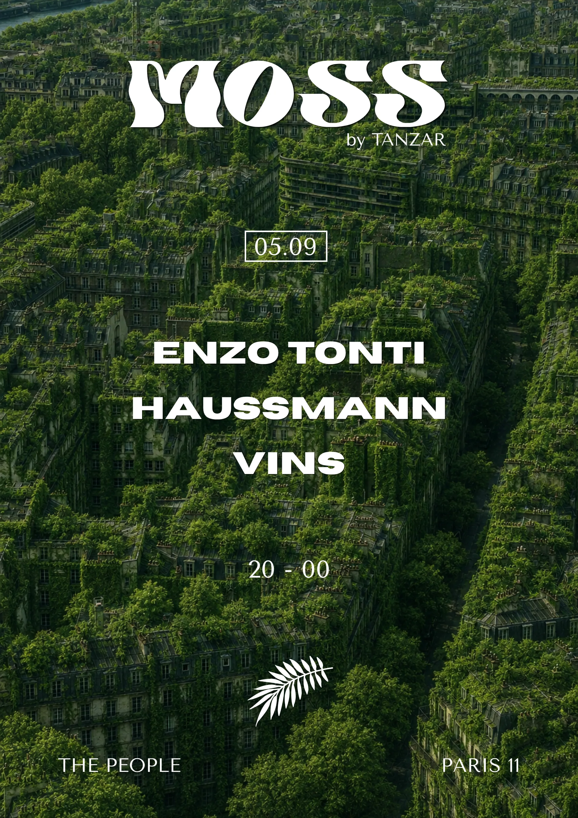 Moss By Tanzar Avec Enzo Tonti, Haussmann, Vins
