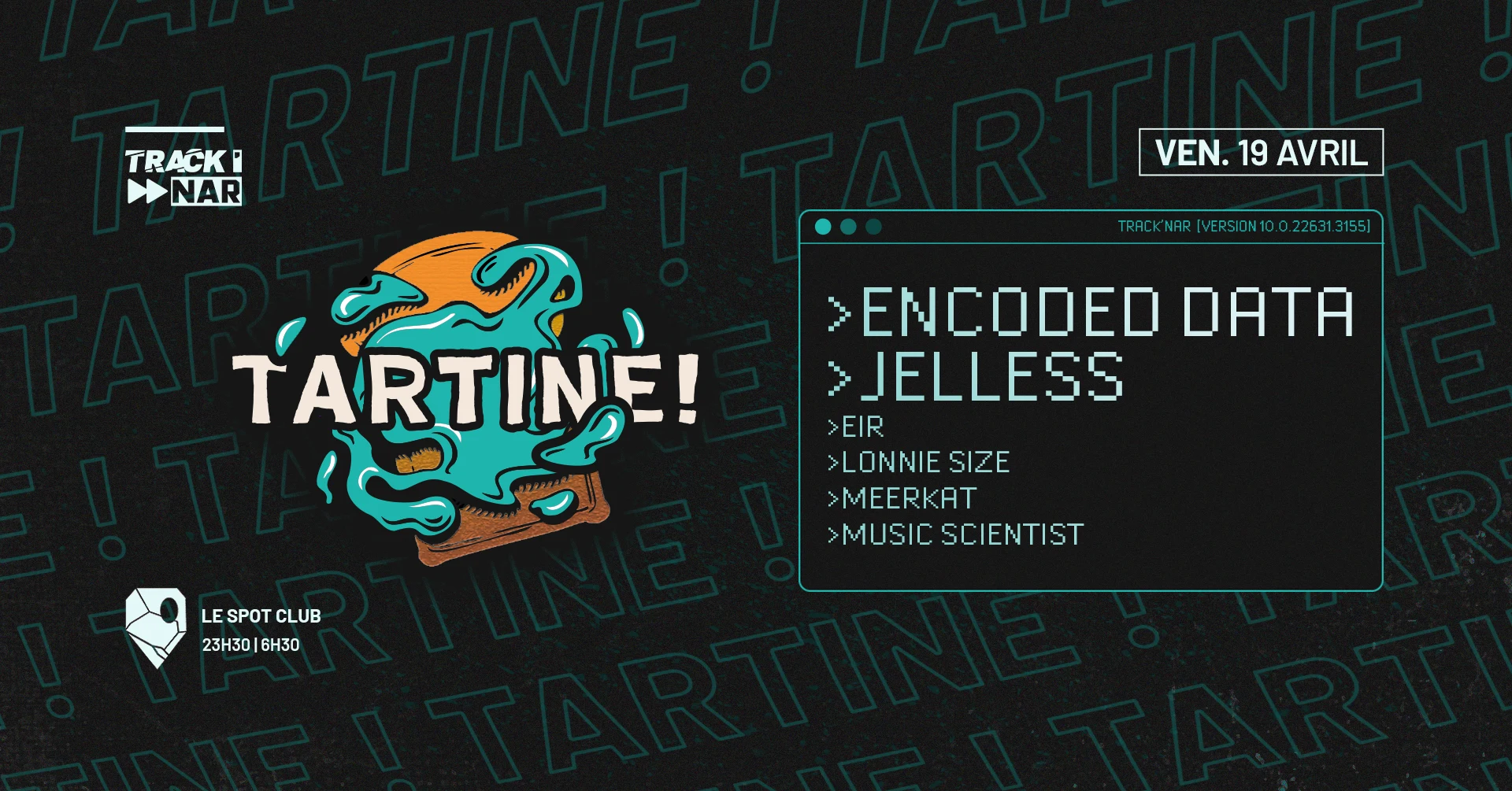 Track'nar Invite: Jelless // Encoded Data