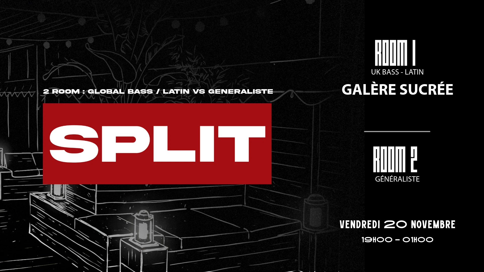 Split // 2 Salles 2 Ambiances // Morex Custom House