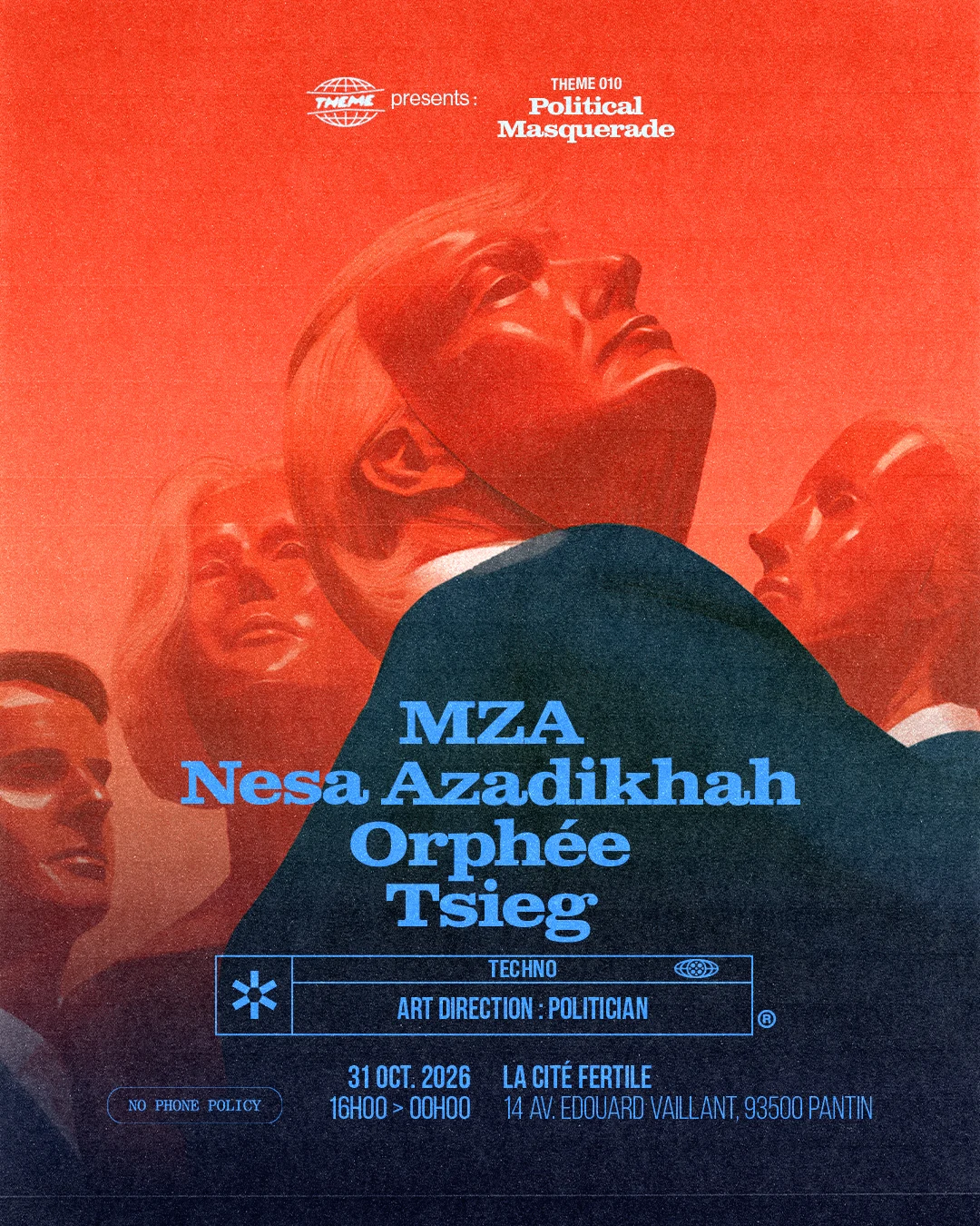 Mza - Nesa Azadikhah &More - Theme010 - Mascarade Politique