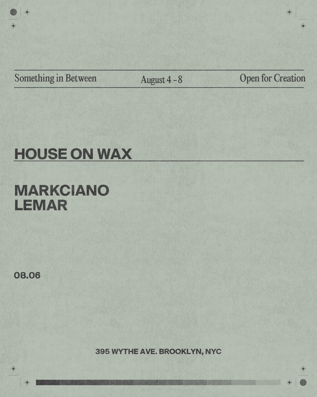 House On Wax: Markciano / Lemar