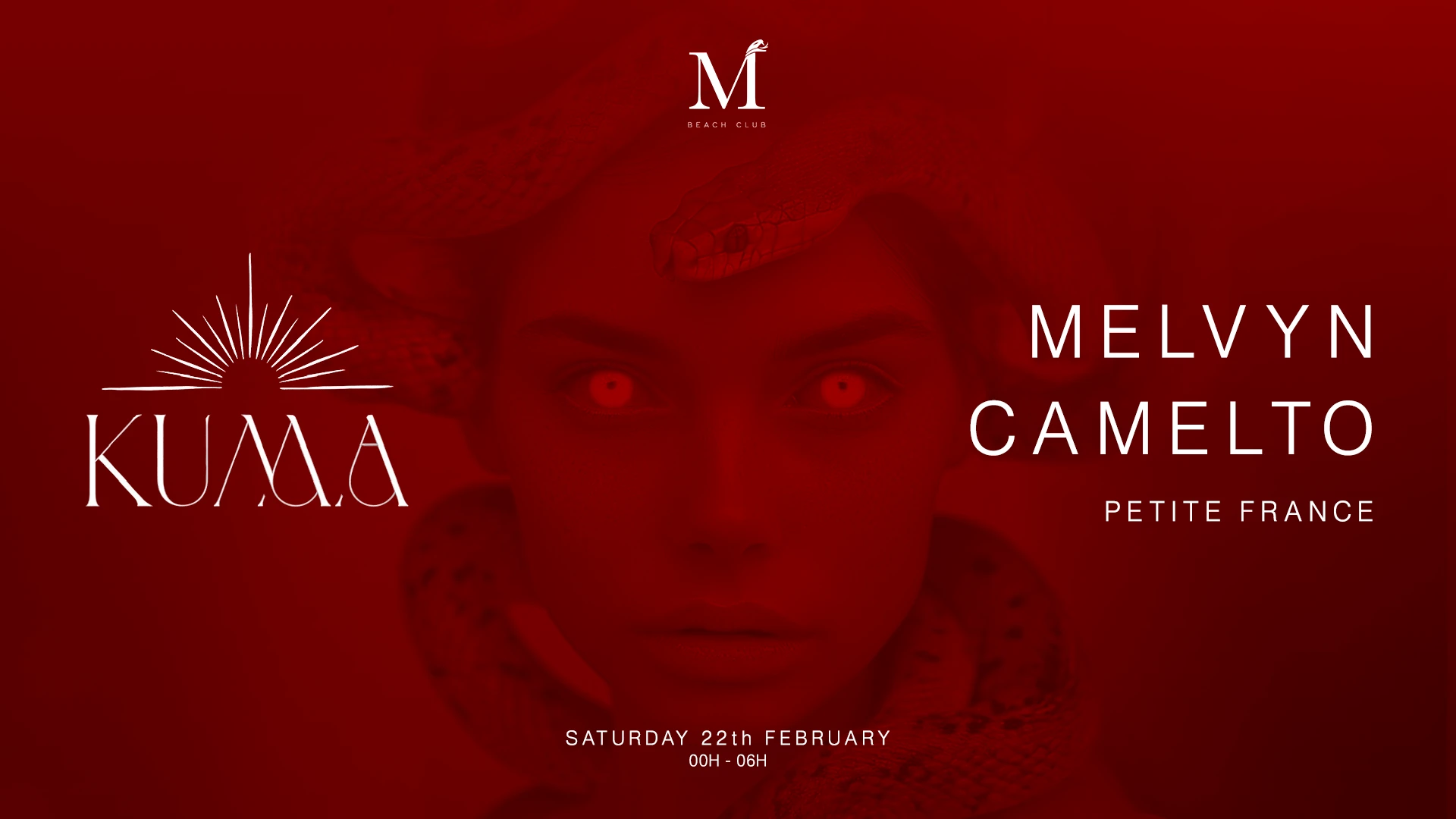 Kuma X Medusa Beach Club | Melvyn, Camelto & Petite France