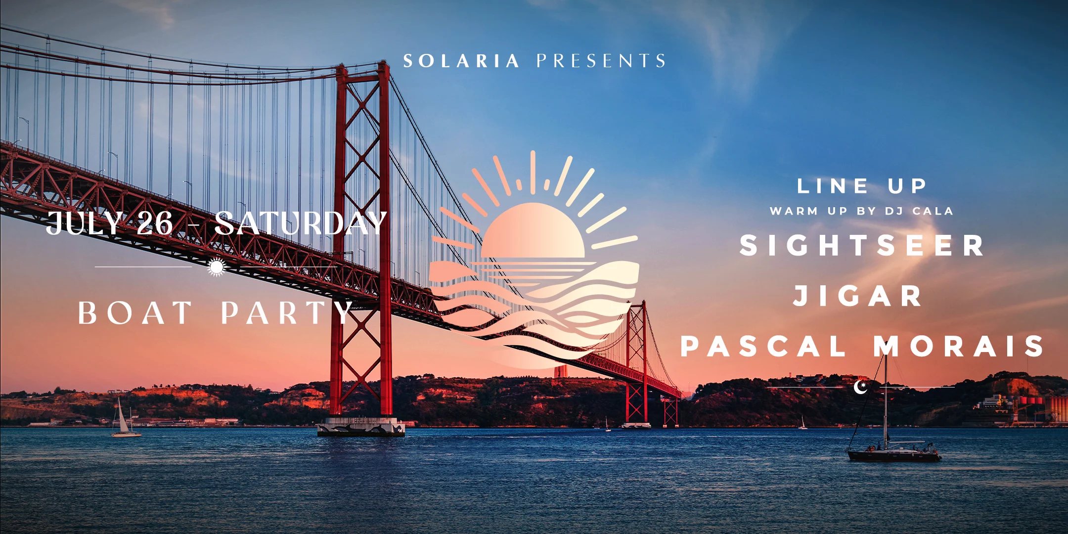 2nd Boat Party In Lisbon + Rooftop After By Solaria
