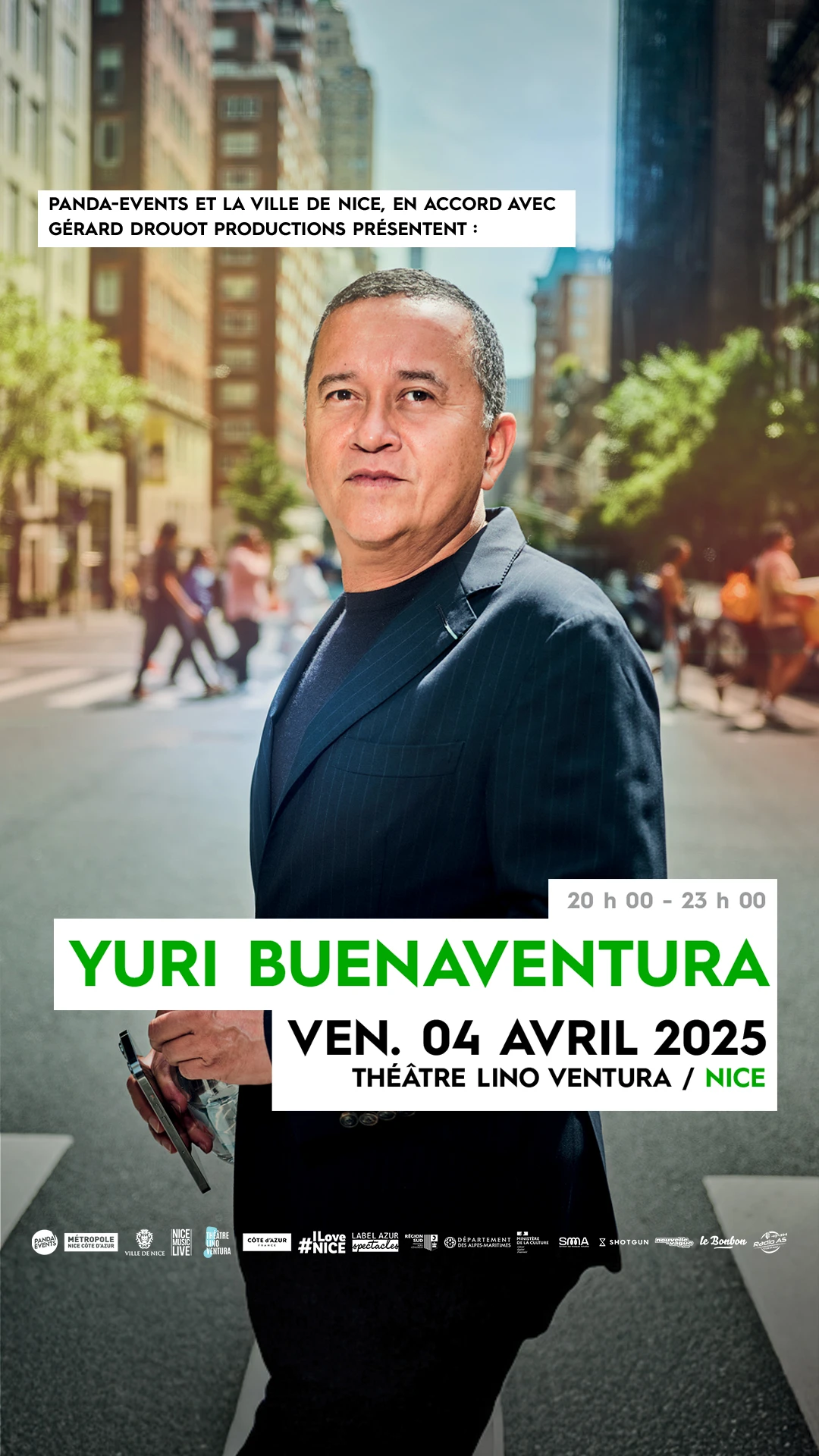Yuri Buenaventura // Ven. 04 Avril / Théâtre Lino Ventura