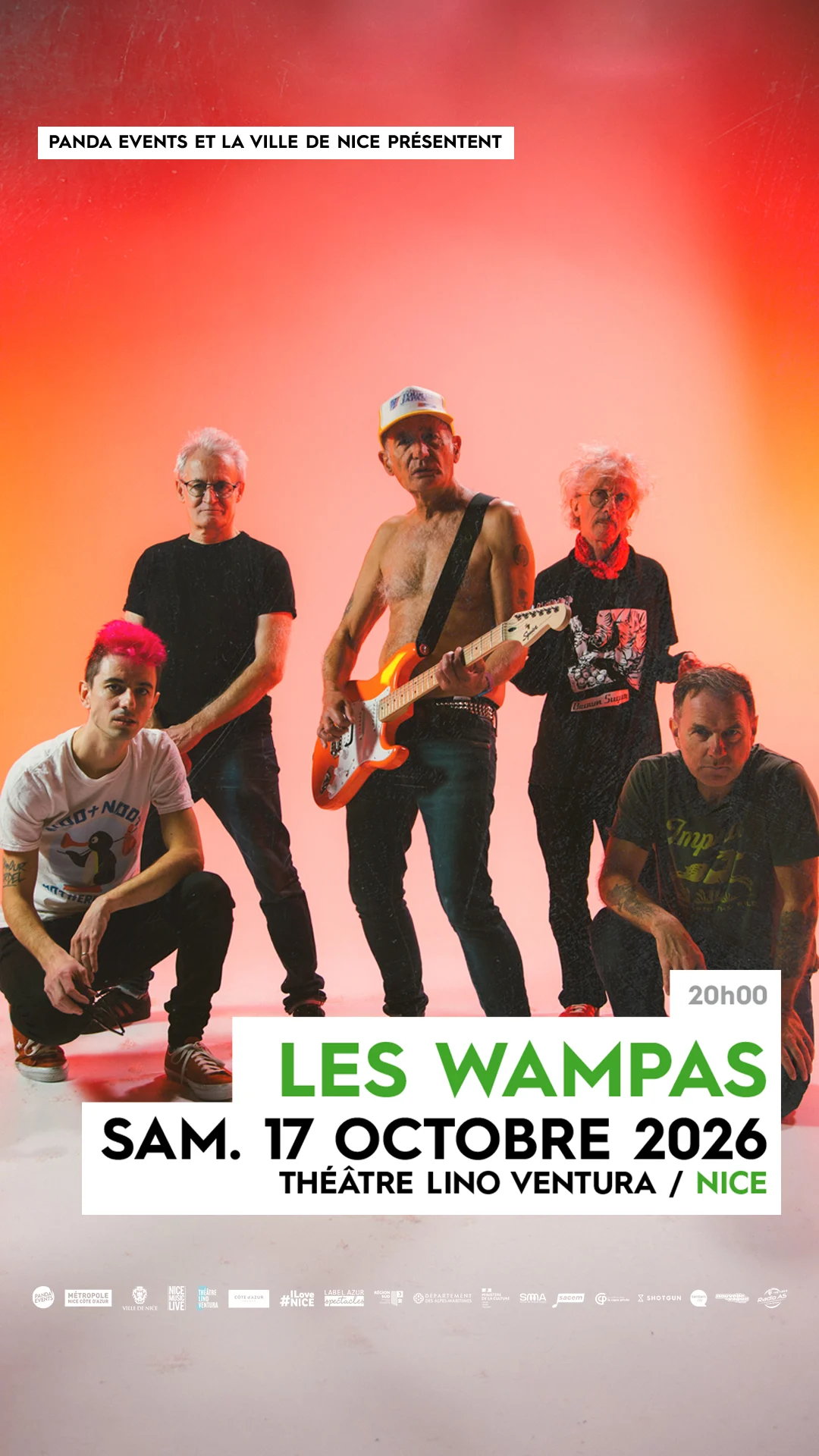 Les Wampas + Première Partie - Sam. 17 Oct. 2026 @ Nice