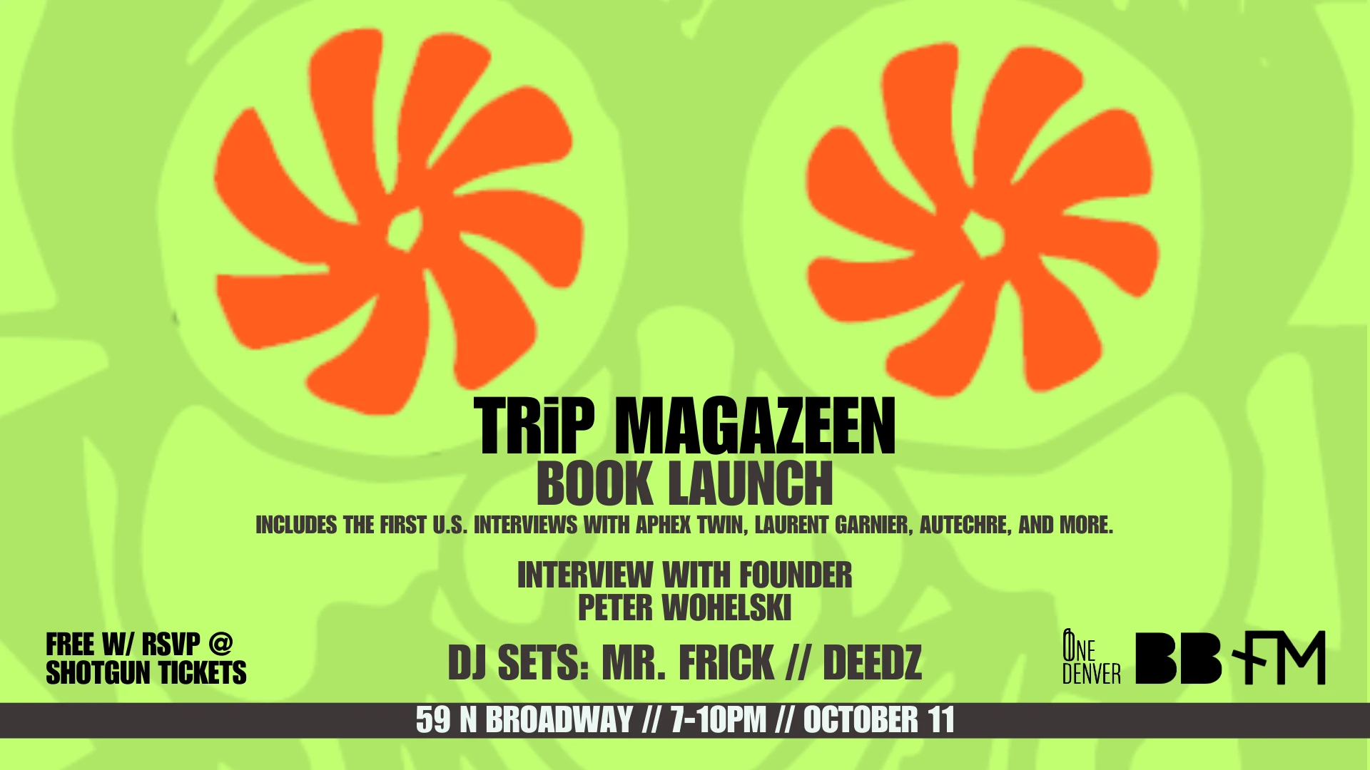 One Nighttime Symposium: Trip Magazeen Book Launch