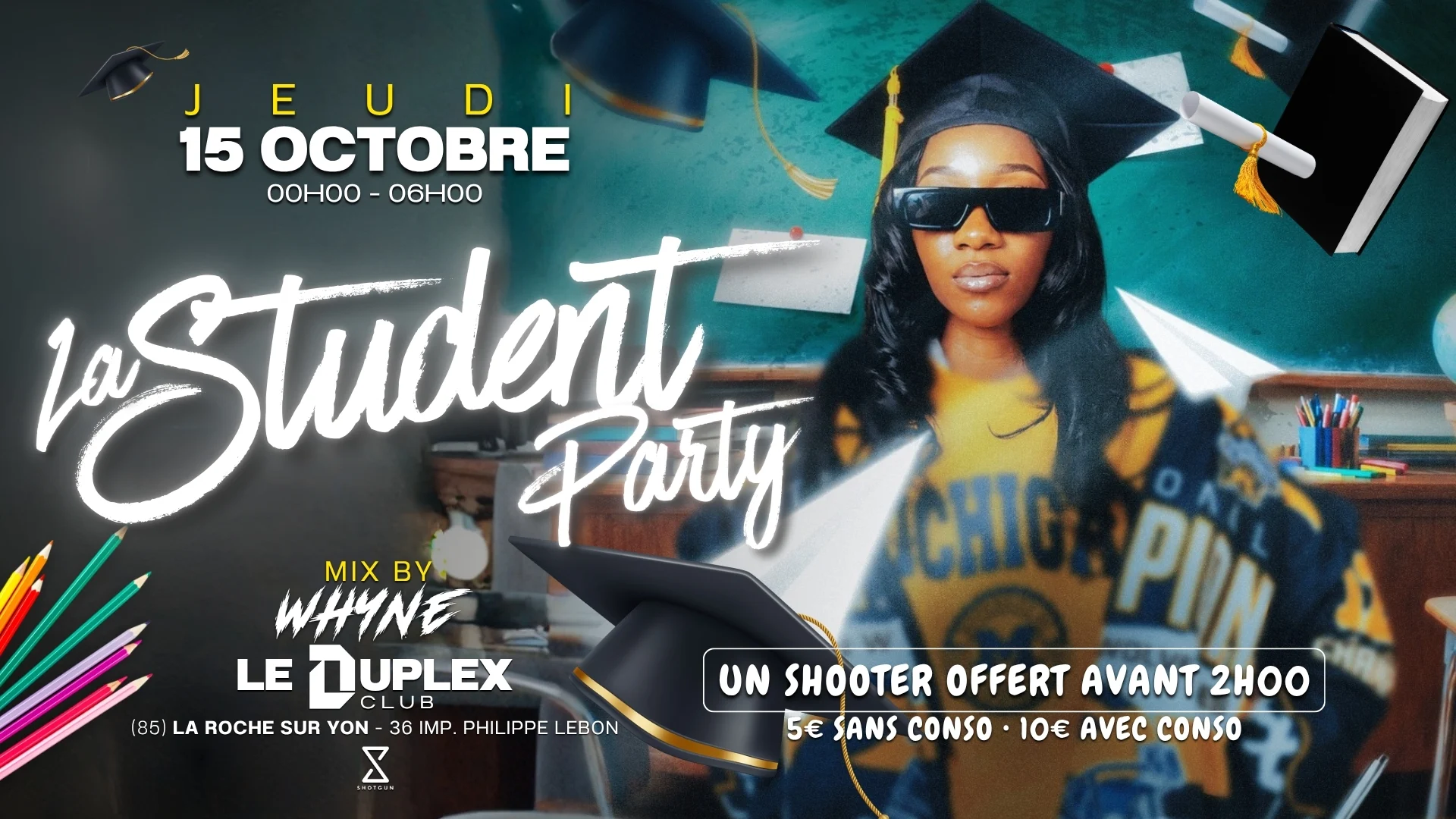 Jeu 15 Oct - La Student Party