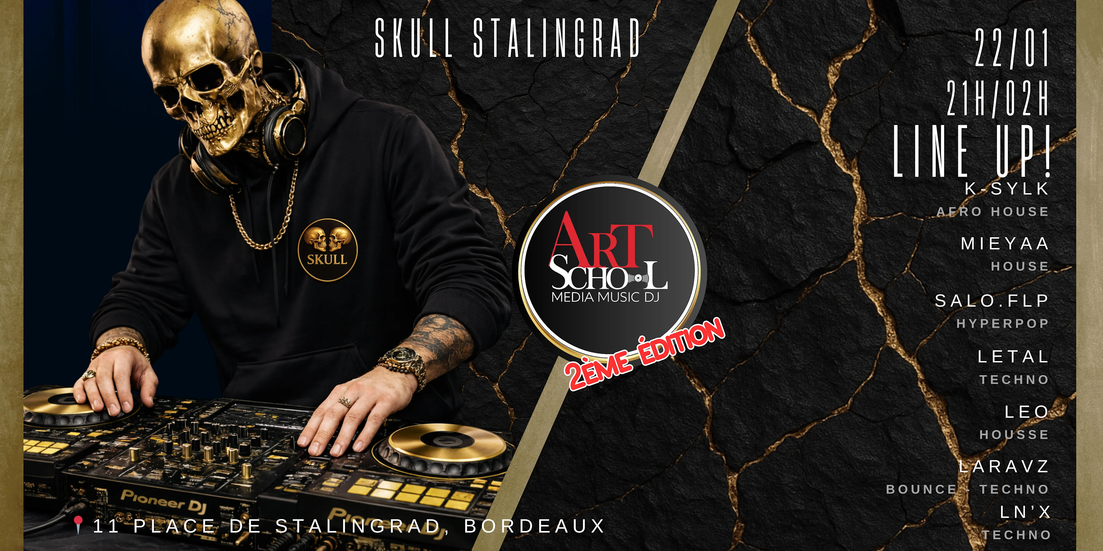 Skull Stalingrad X Art School 2ème Édition