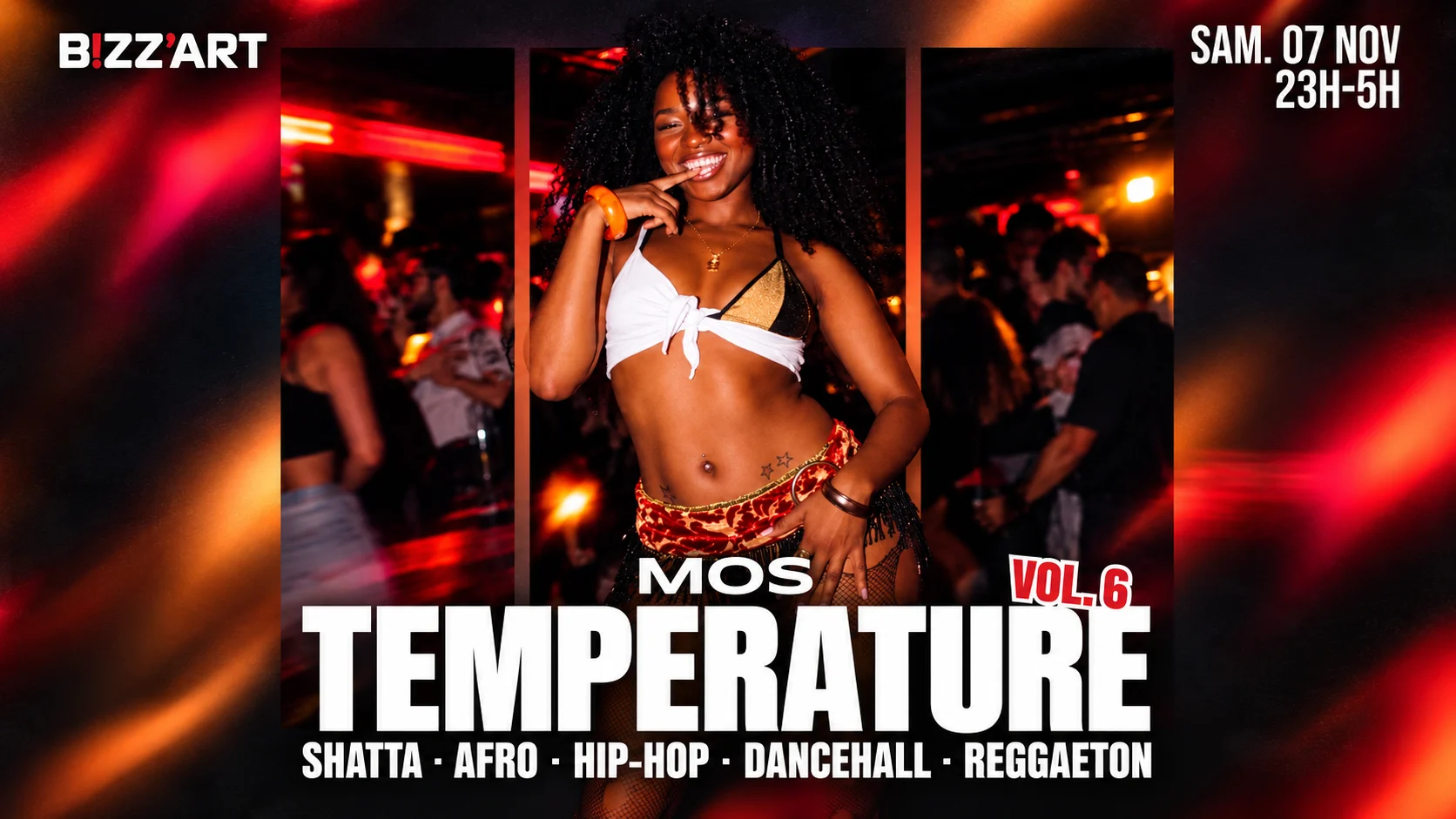 Temperature #6 – Soirée Afro Shatta Hip-Hop Paris | 07.11.26