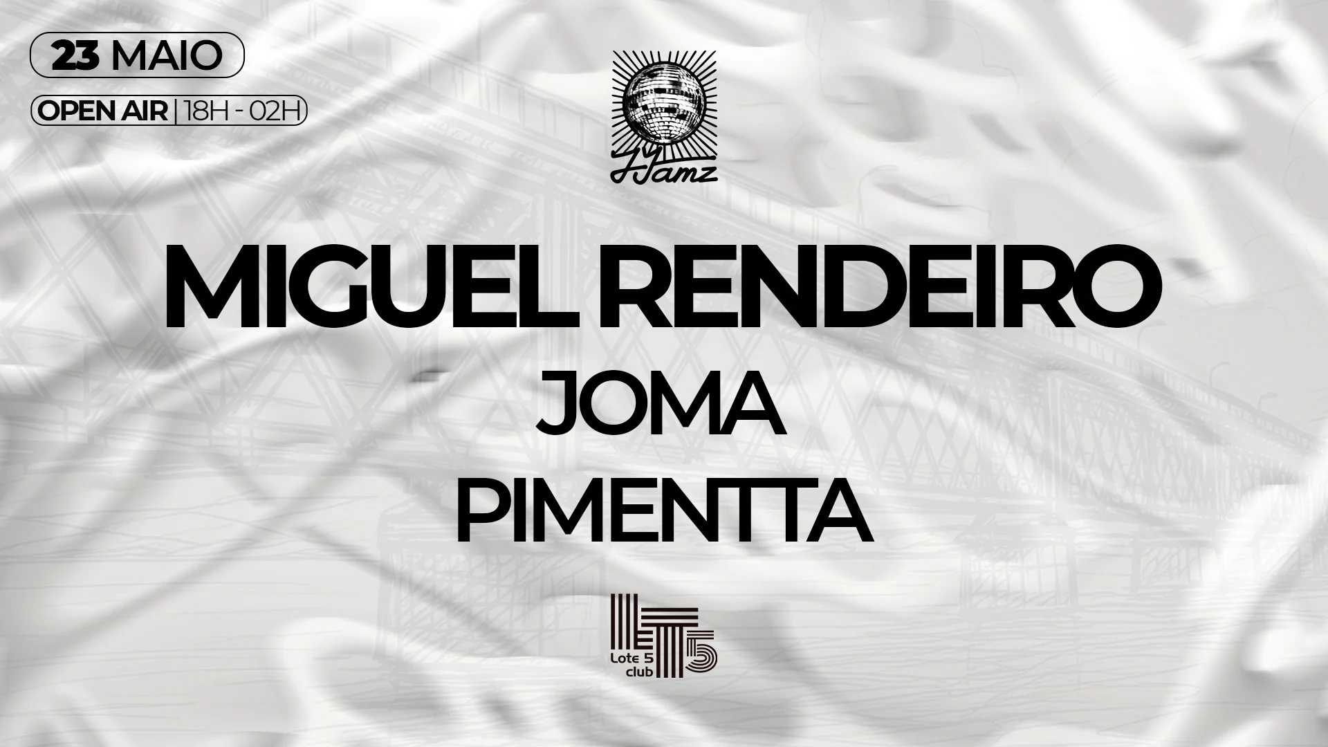 Lote 5 X Jjamz Presents: Miguel Rendeiro | Joma | Pimentta