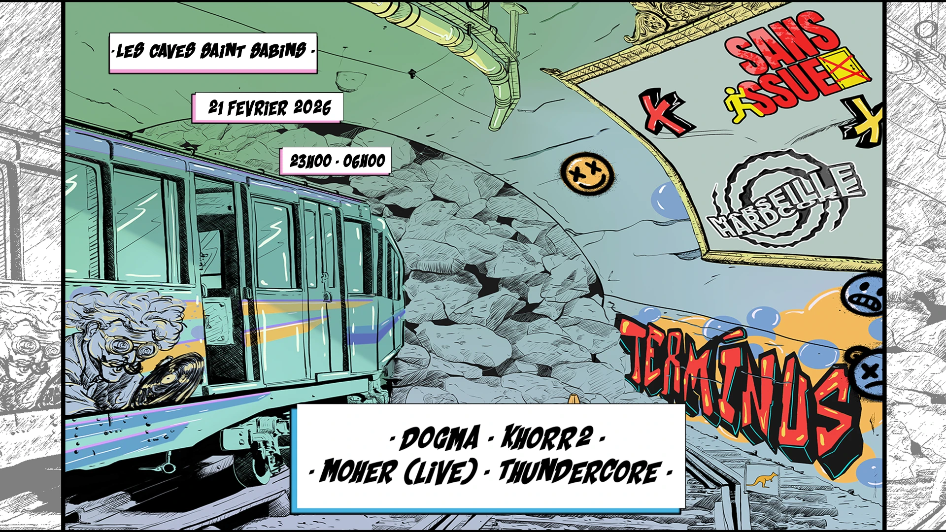 Terminus #2 : Sans Issue X Deviens.Sour || Les Caves