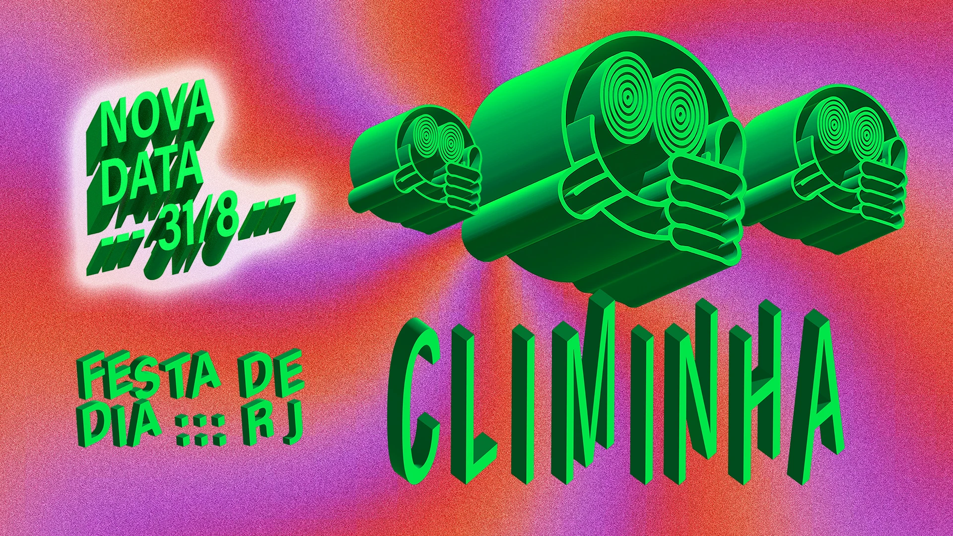 Climinha - Nova Data 31/8