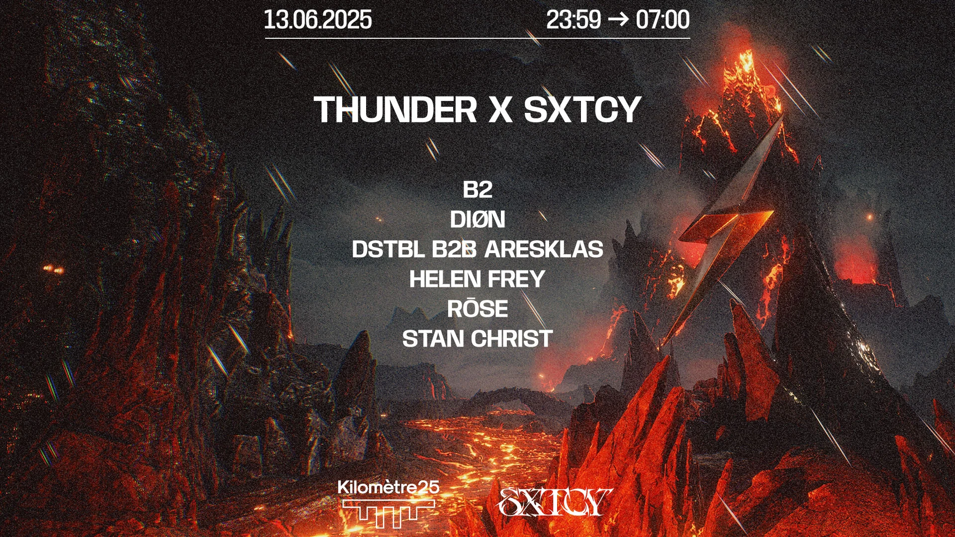 Thunder : Stan Christ, B2, Dstbl, Aresklas, Rose, Diøn