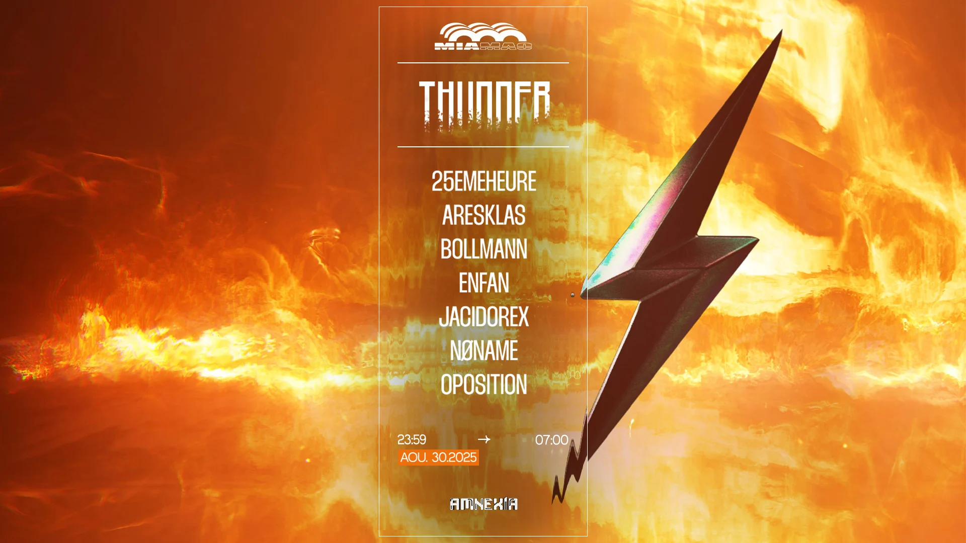 Thunder : Jacidorex, Bollmann, Enfan, 25emeheure & More
