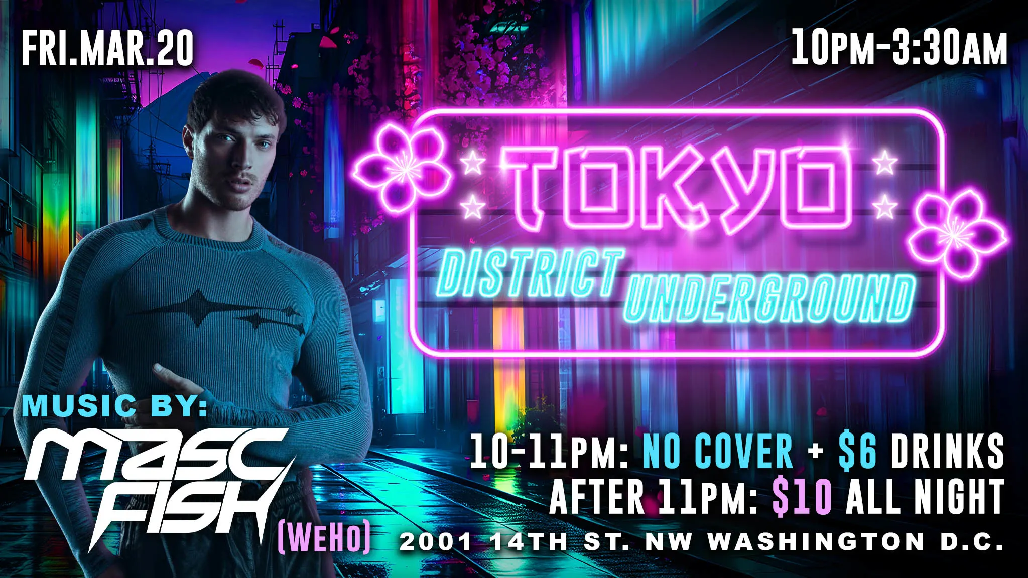 Tokyo Drift Underground With Mascfish  (Weho)
