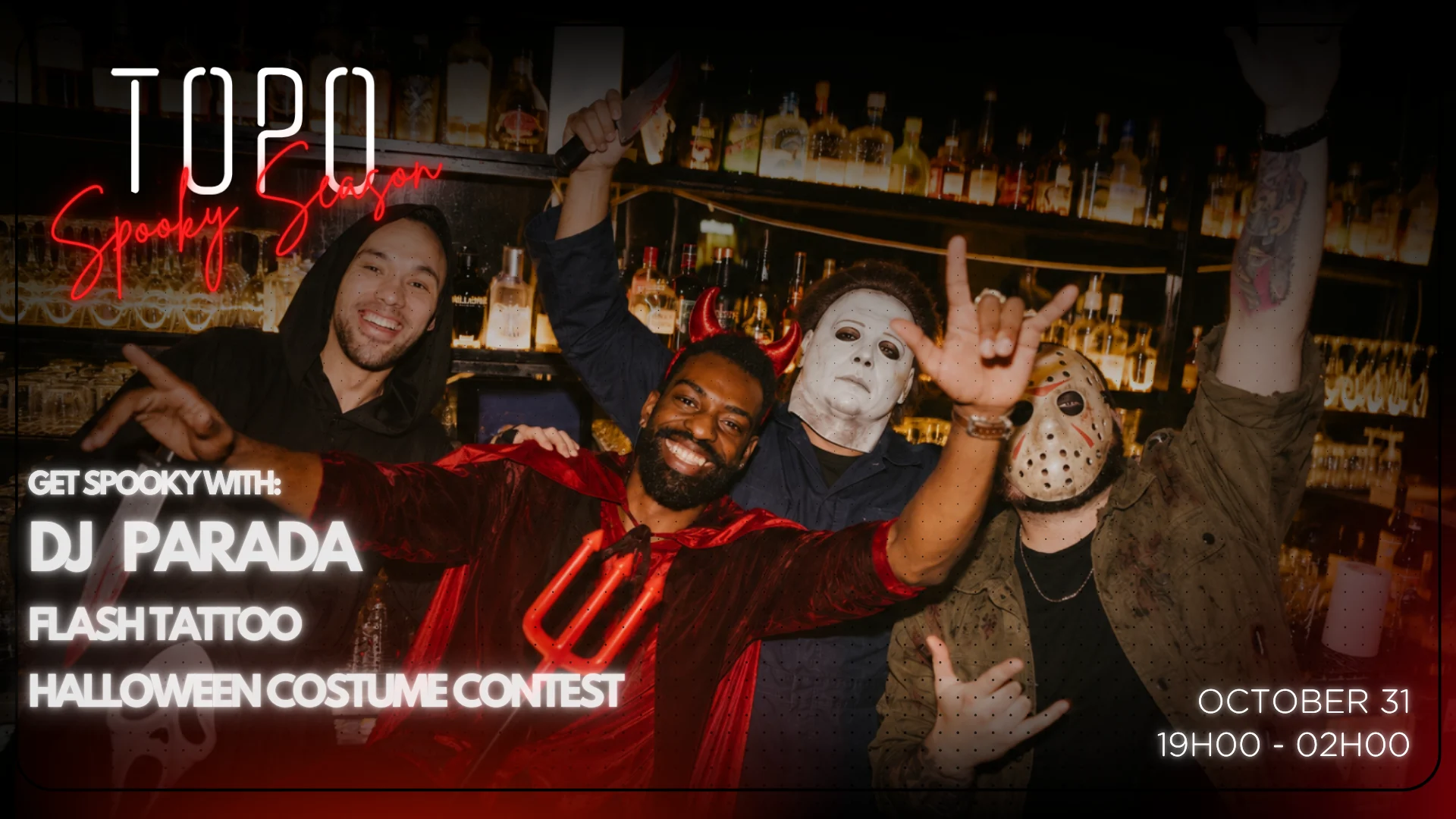 Topo - Spooky Halloween Rooftop Party