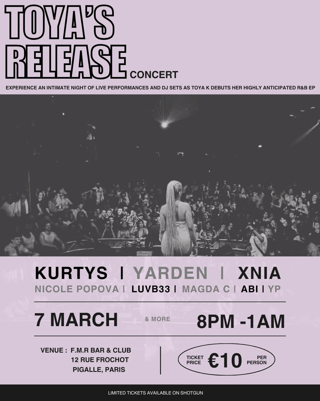 Toya K Live In Paris : The R&B Ep Release Experience