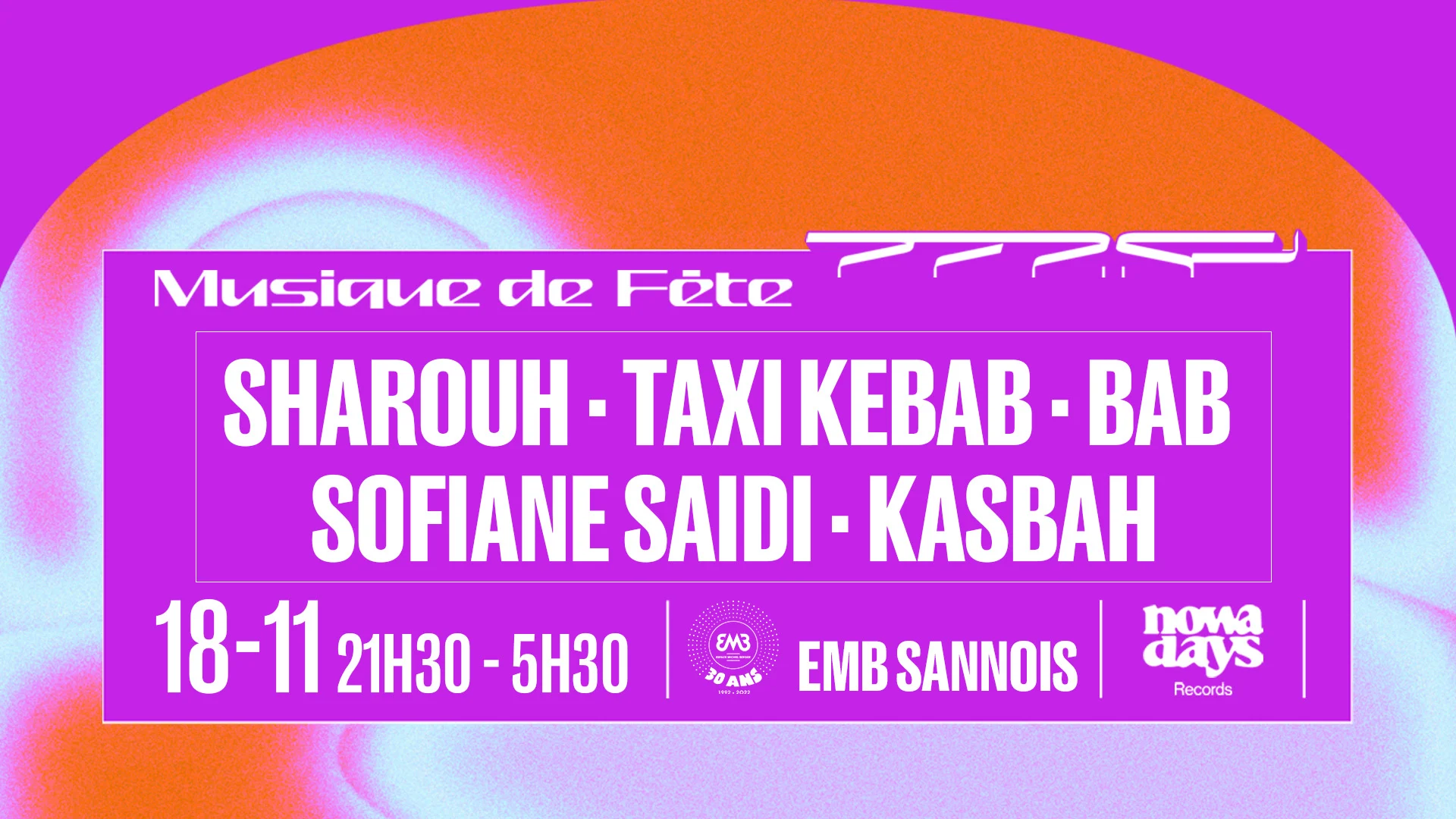 Musique De Fête : Nuit Électro 