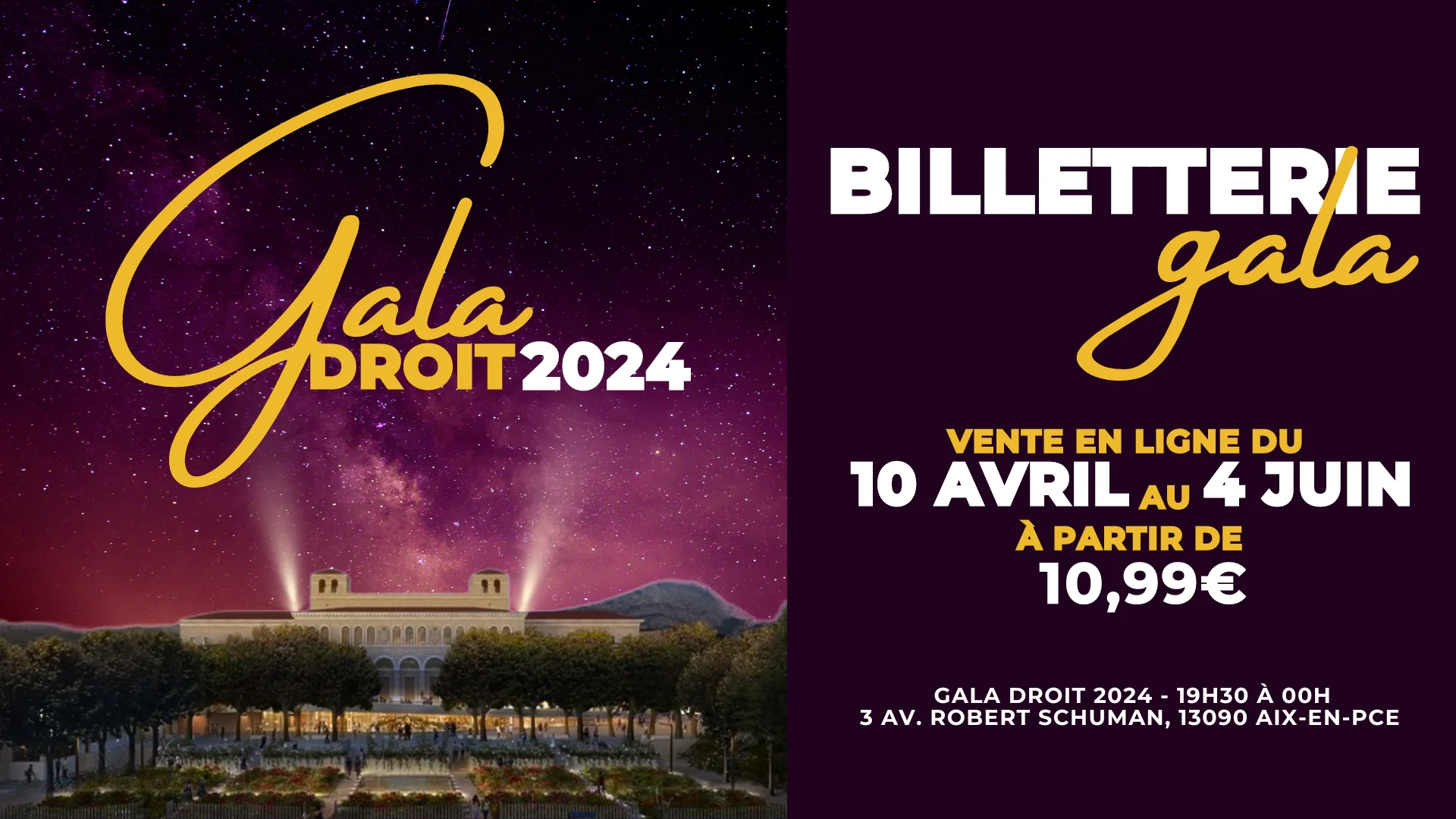 Gala Droit - 29ème Édition