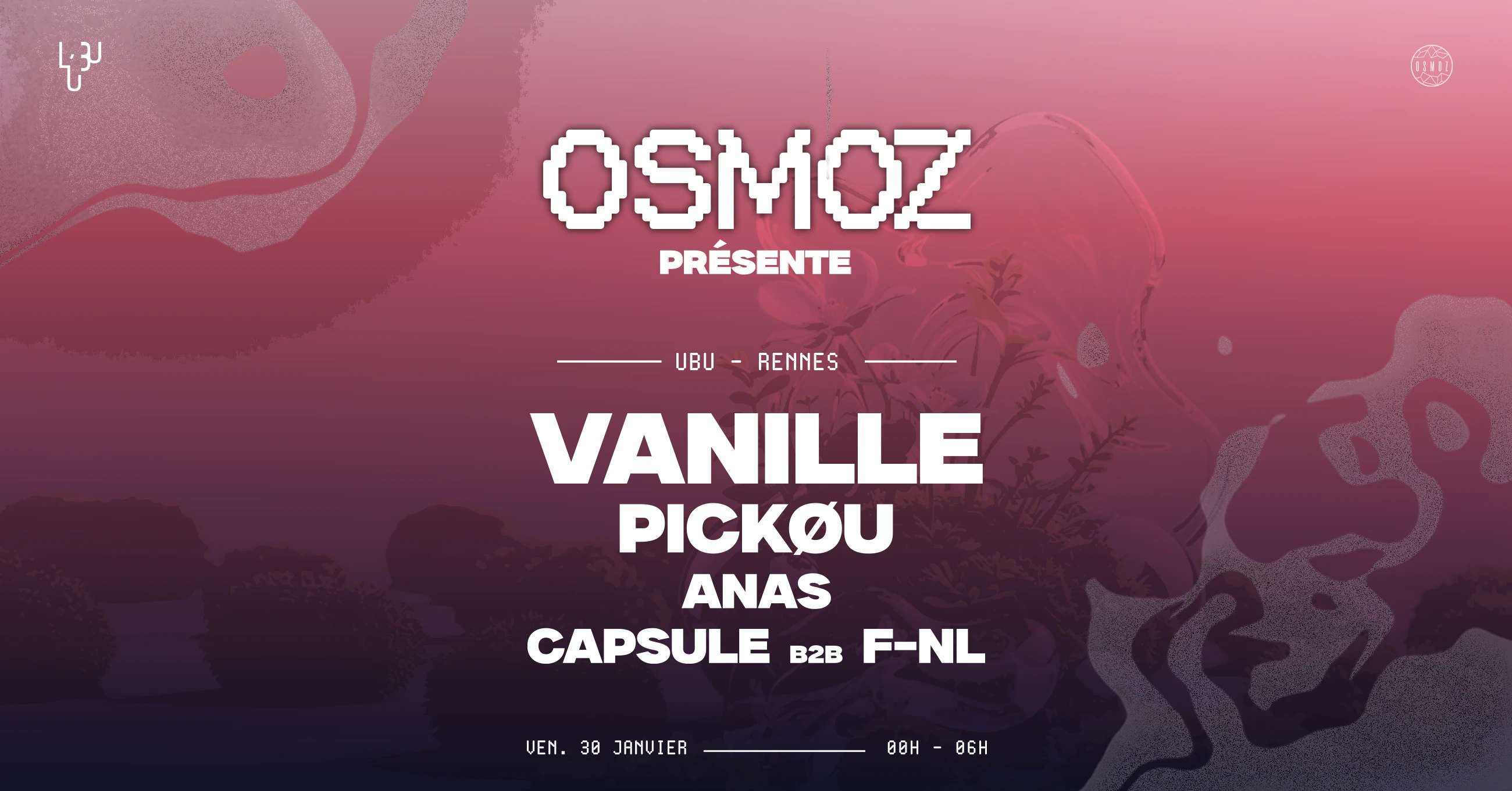 Osmoz W/ Vanille - Pickou | Ubu Rennes