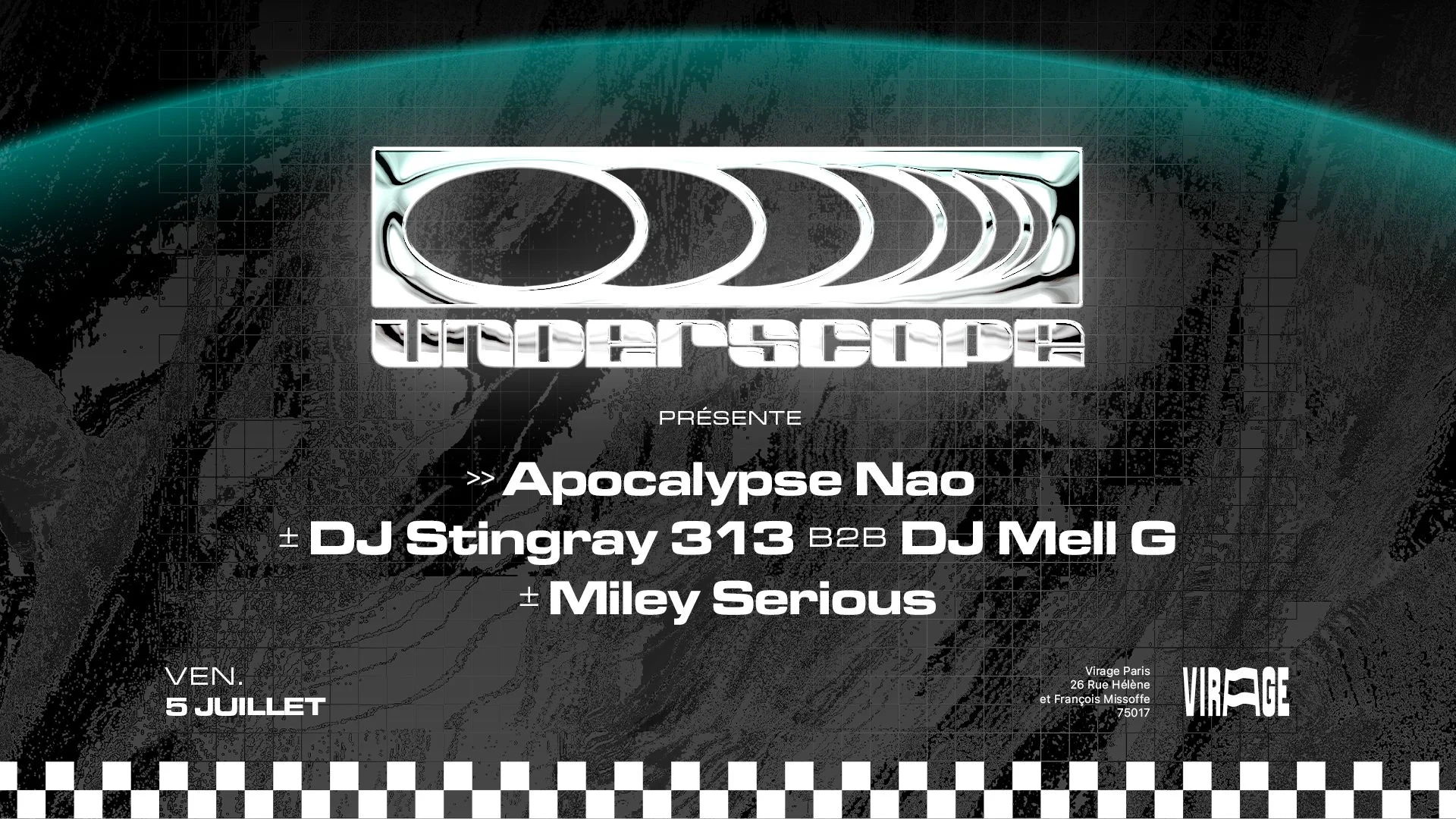 Underscope : Dj Mell G B2b Dj Stingray 313, Miley Serious