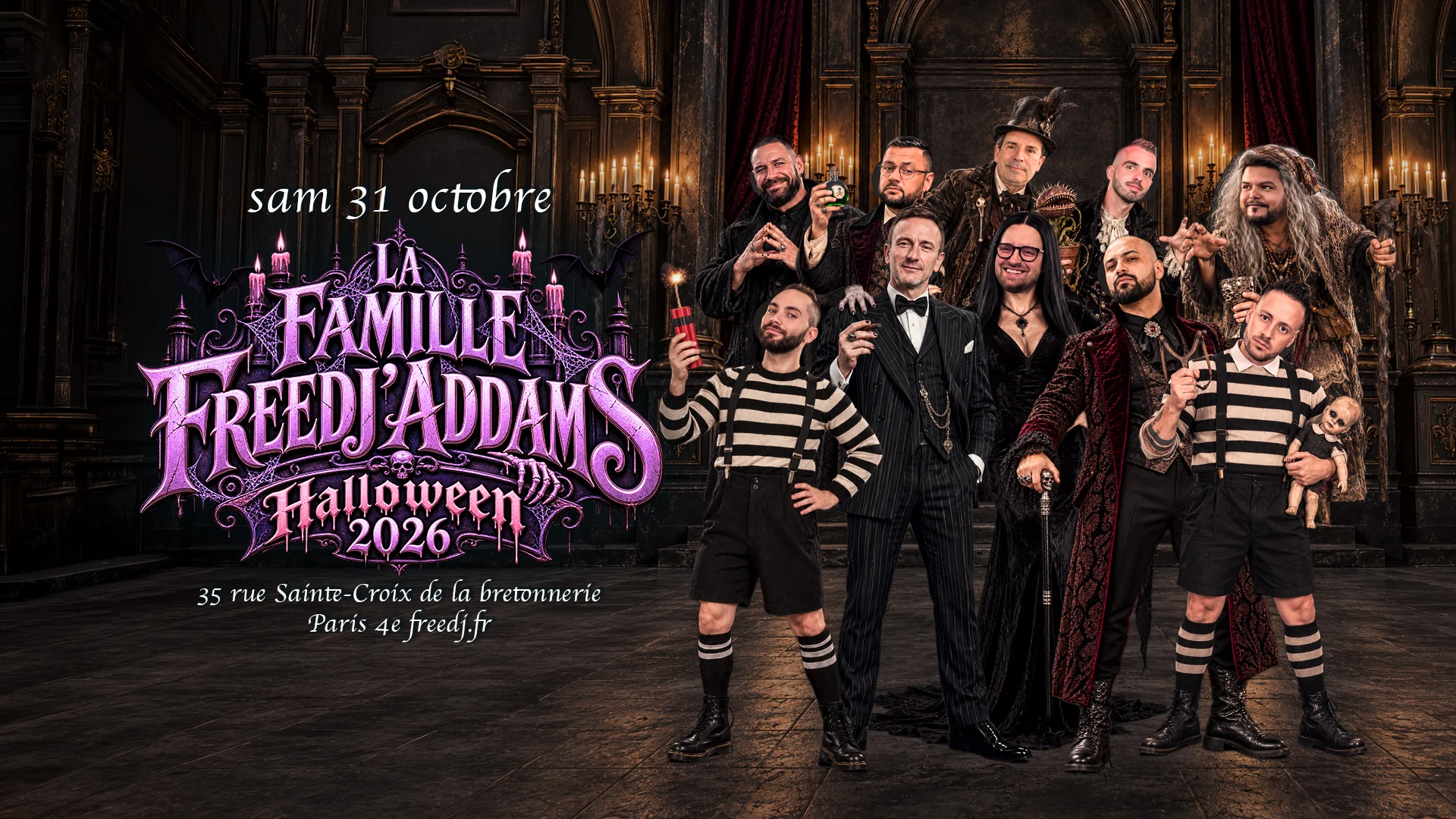 🕷️ La Famille Freedj’Addams 🕷️ Halloween