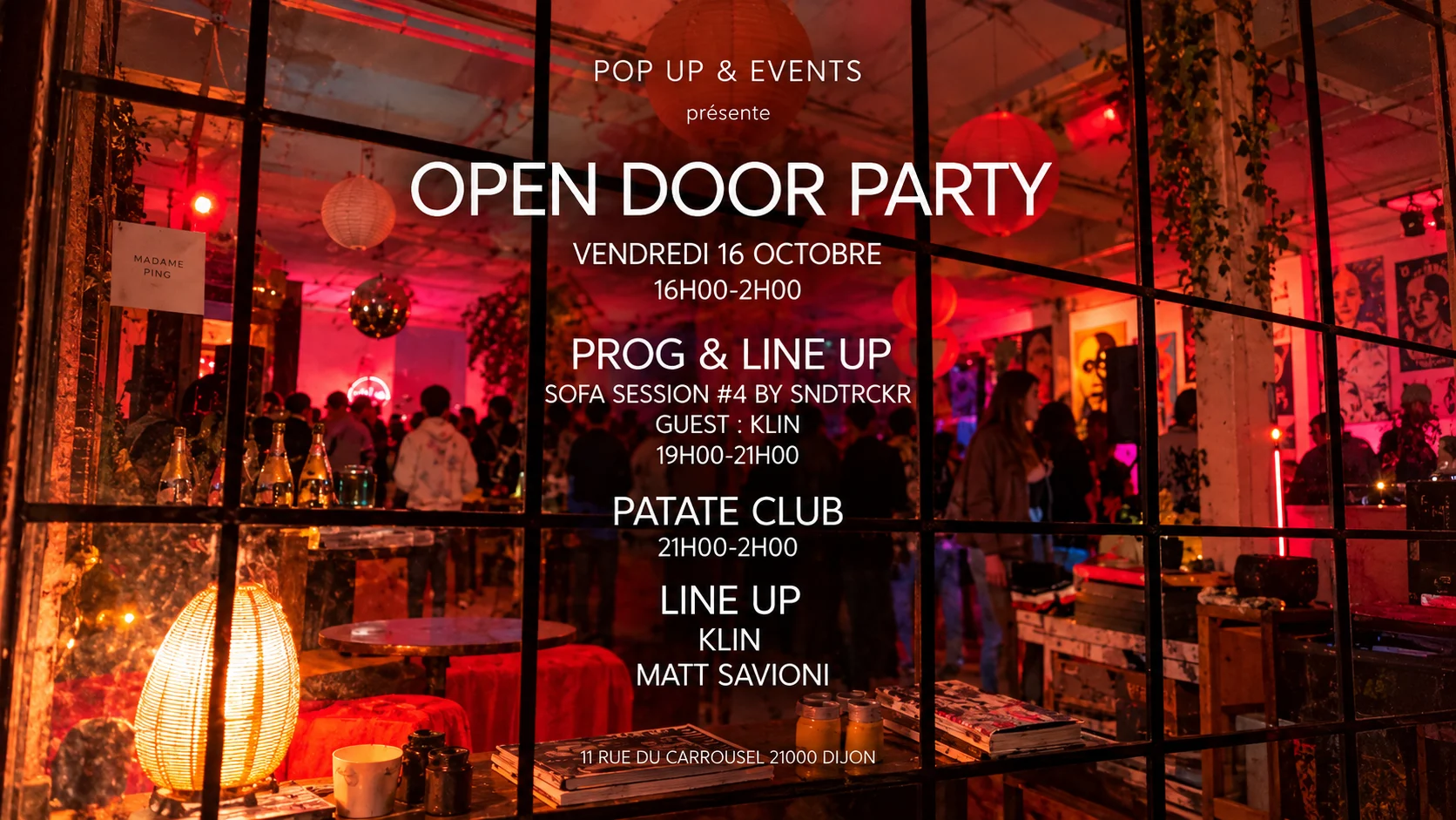 Pop Pup Events - Open Door Party