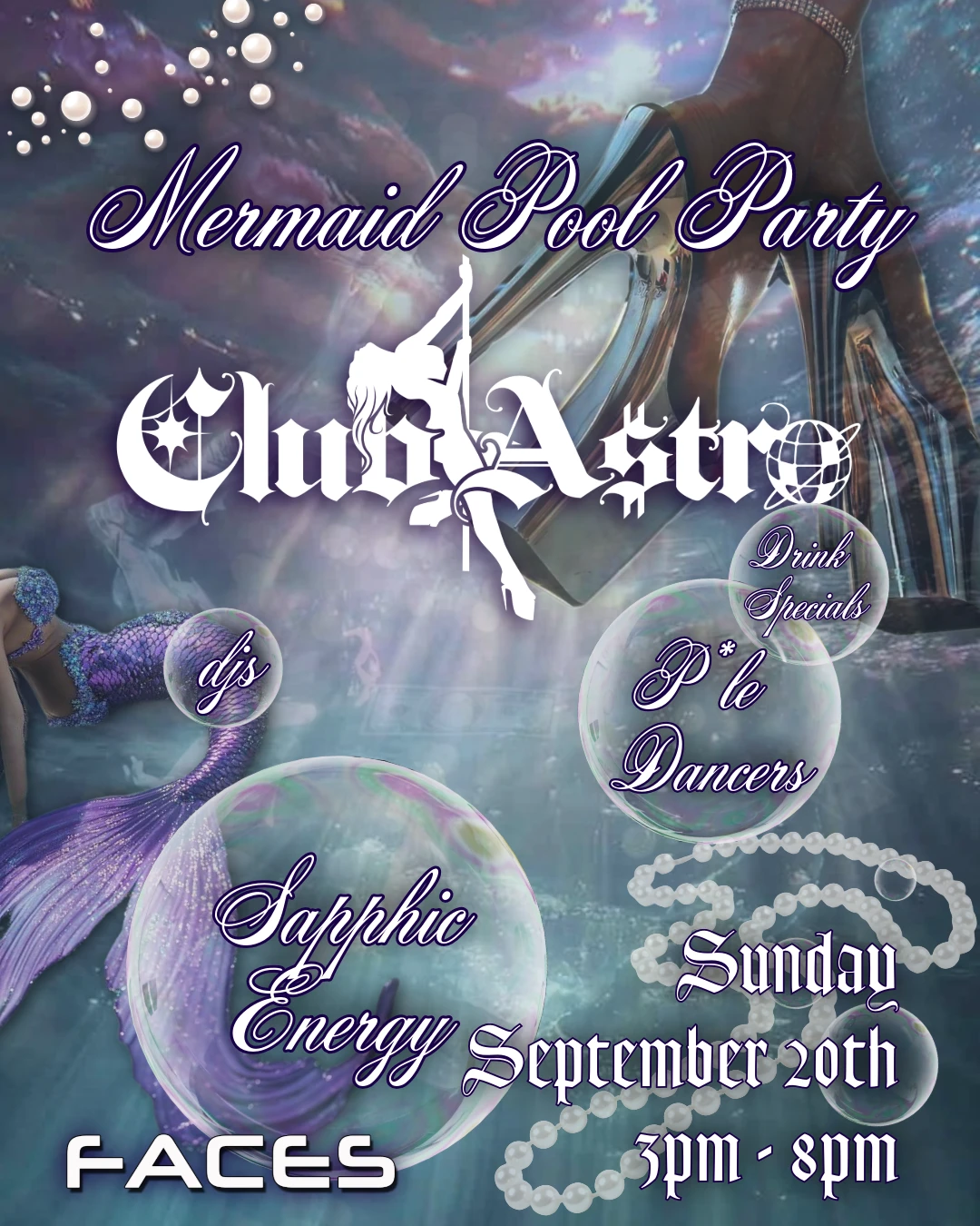 Club A$Tro Mermaid Pool Party