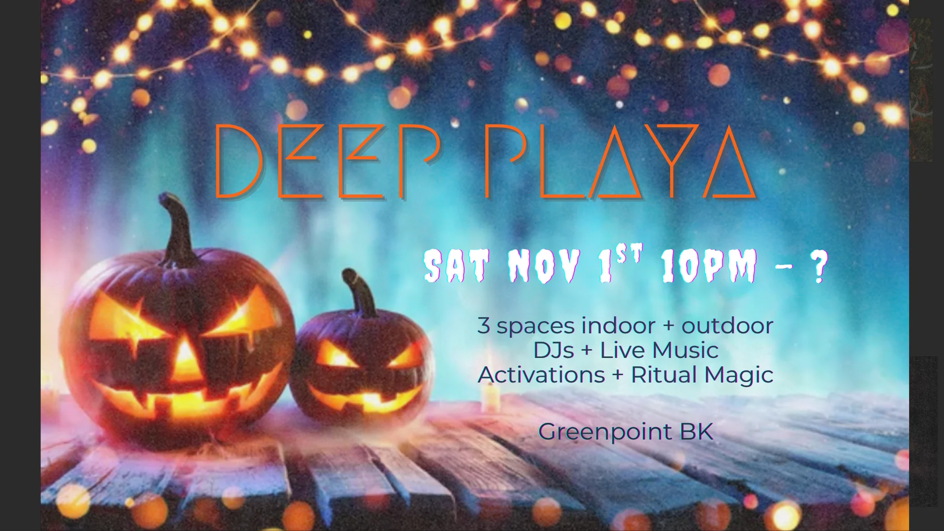 Deep Playa Halloween