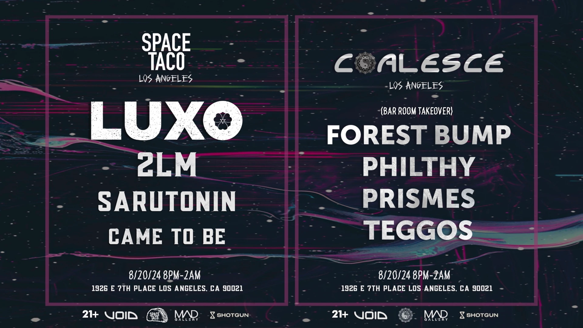 Space Taco Los Angeles W Luxo, 2lm, Sarutonin +
