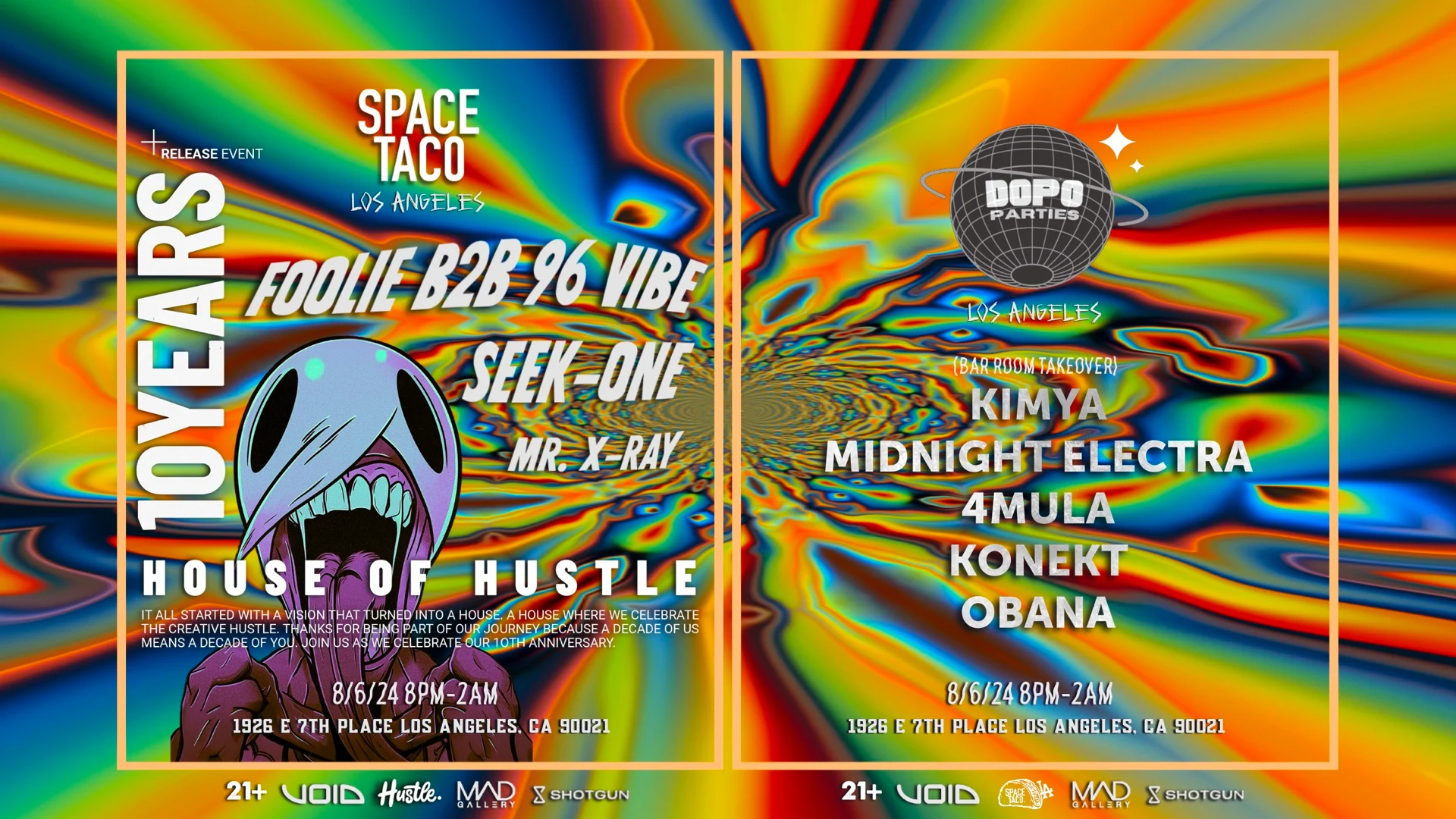 House Of Hustle 10 Year Party W Foolie B2b 96 Vibe+