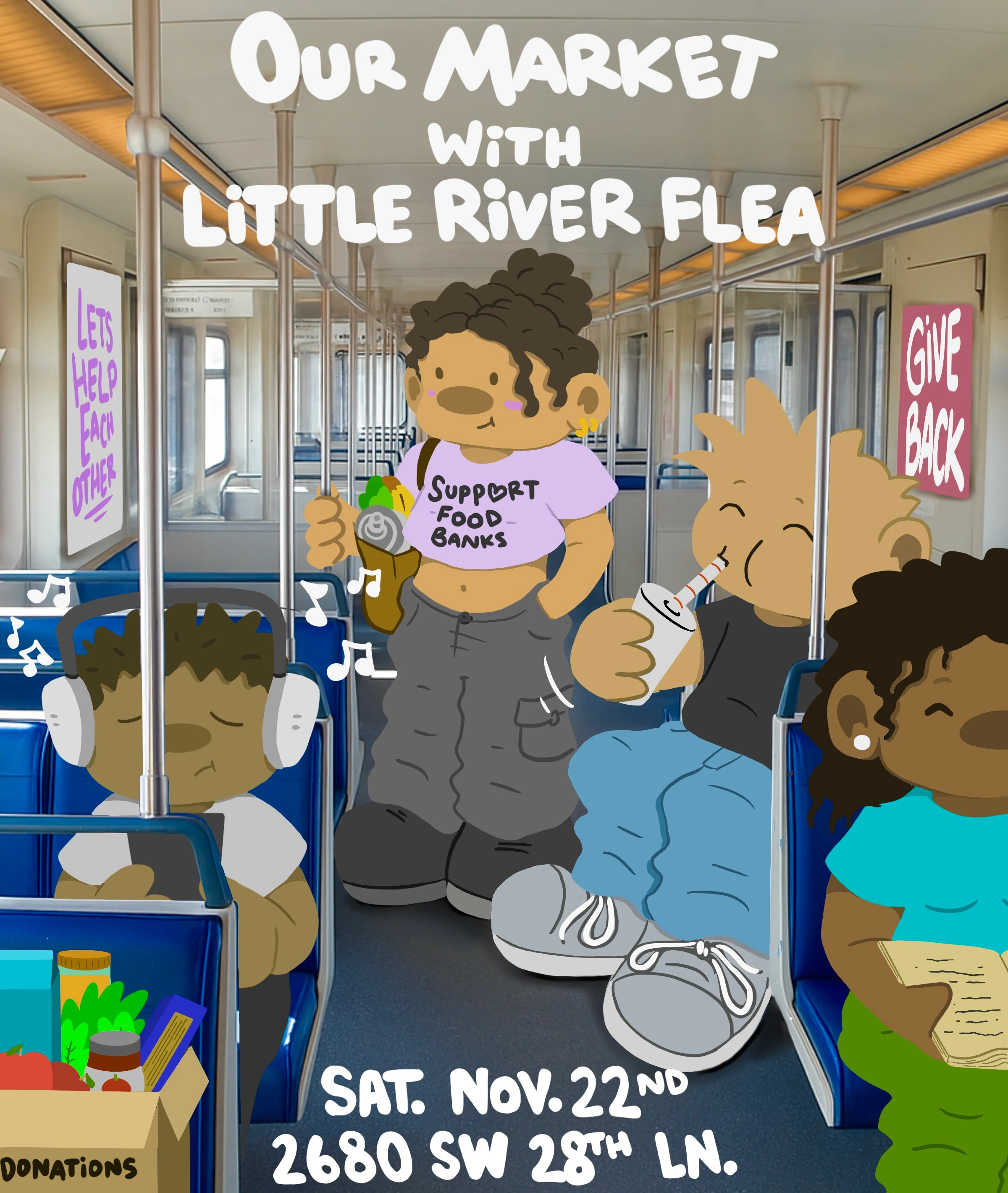 Ourmarket With Little River Flea At The Underline