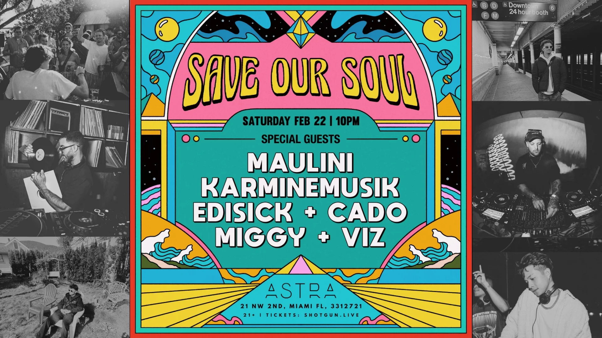 Save Our Soul At Astra With Maulini + More!