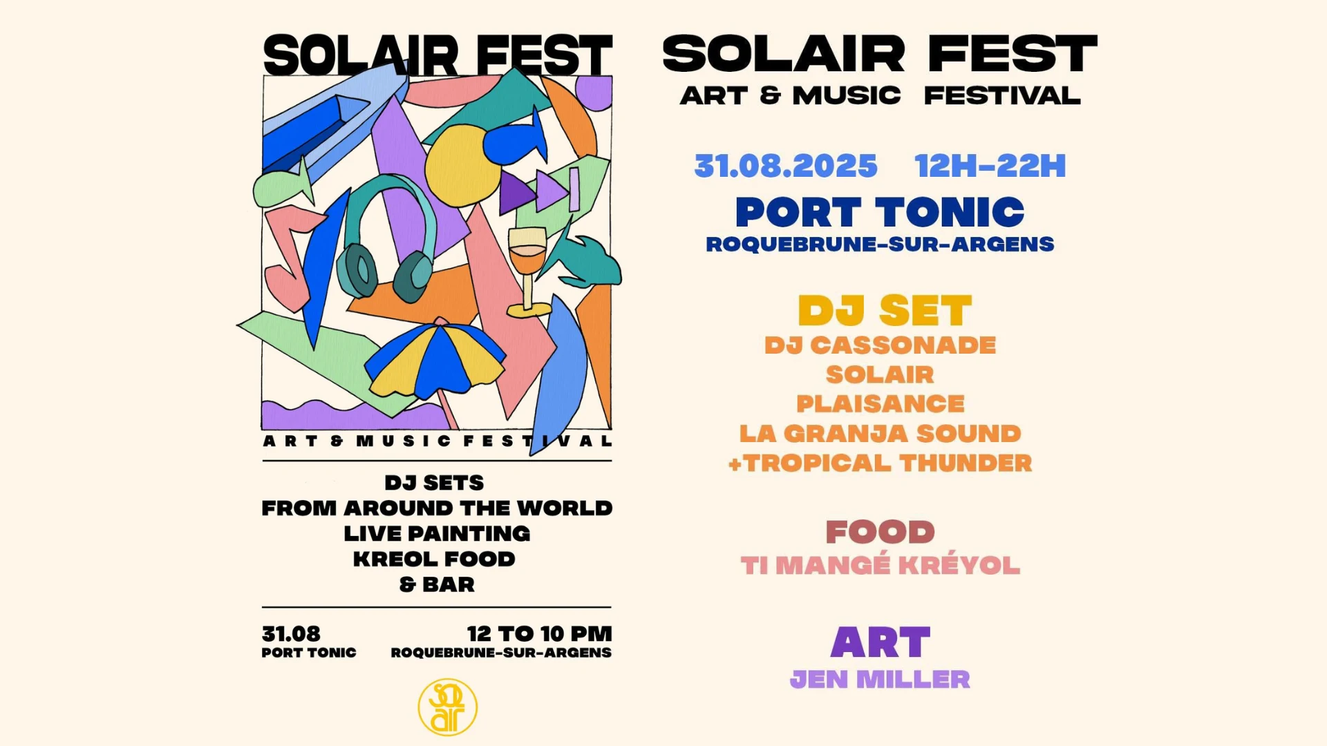 Solair Fest 2025 - Port Tonic