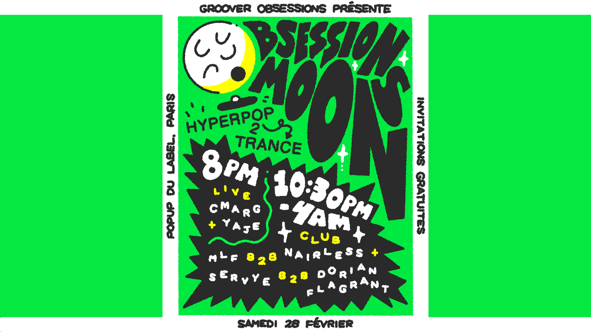 Obsessions.Moon: Hyperpop 2 Trance — Popup!