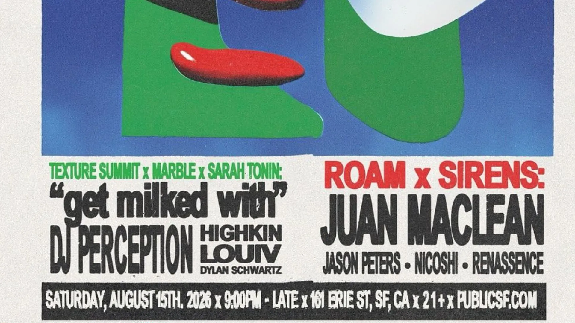 Texture Summit X Marble X Sarah Tonin Present: Dj Perception