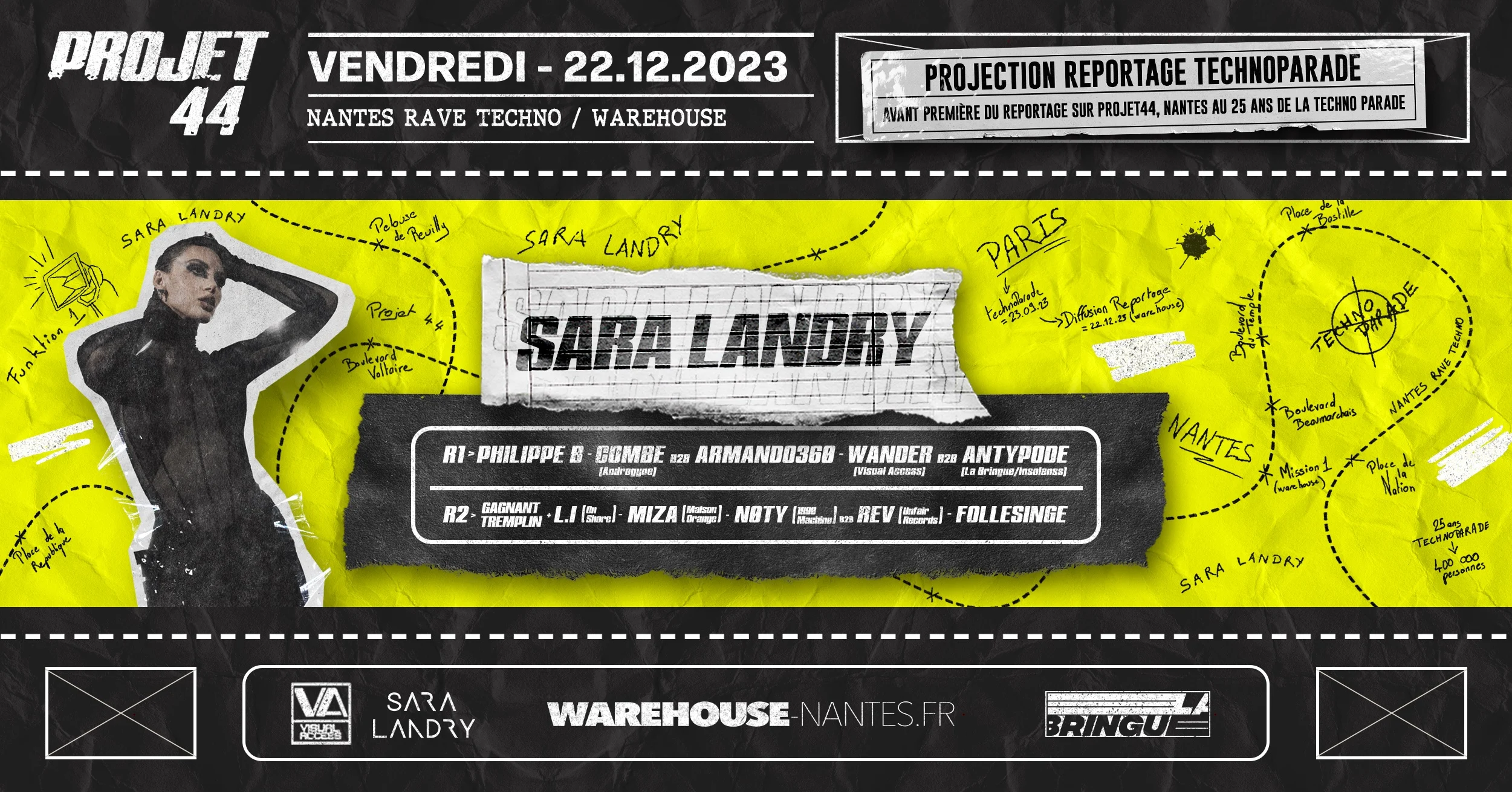 Nrt X Projet44 W/ Sara Landry - Warehouse Nantes